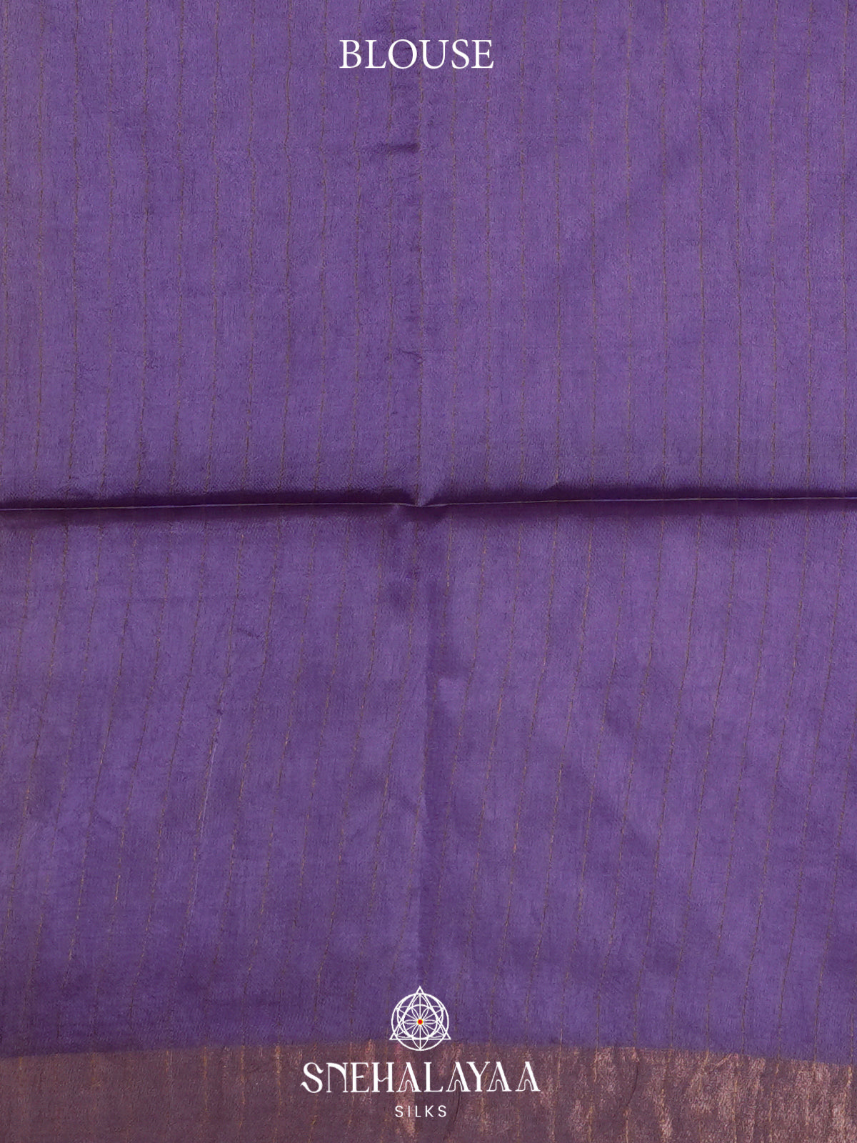Lilac Tussar Silk Saree