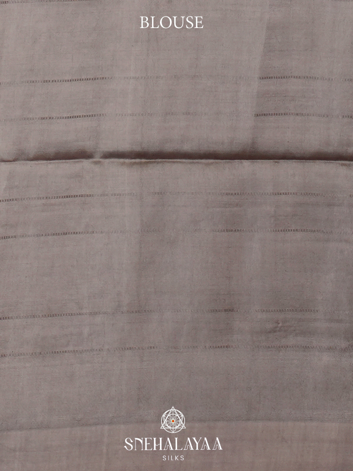 Grey Tussar Silk Saree