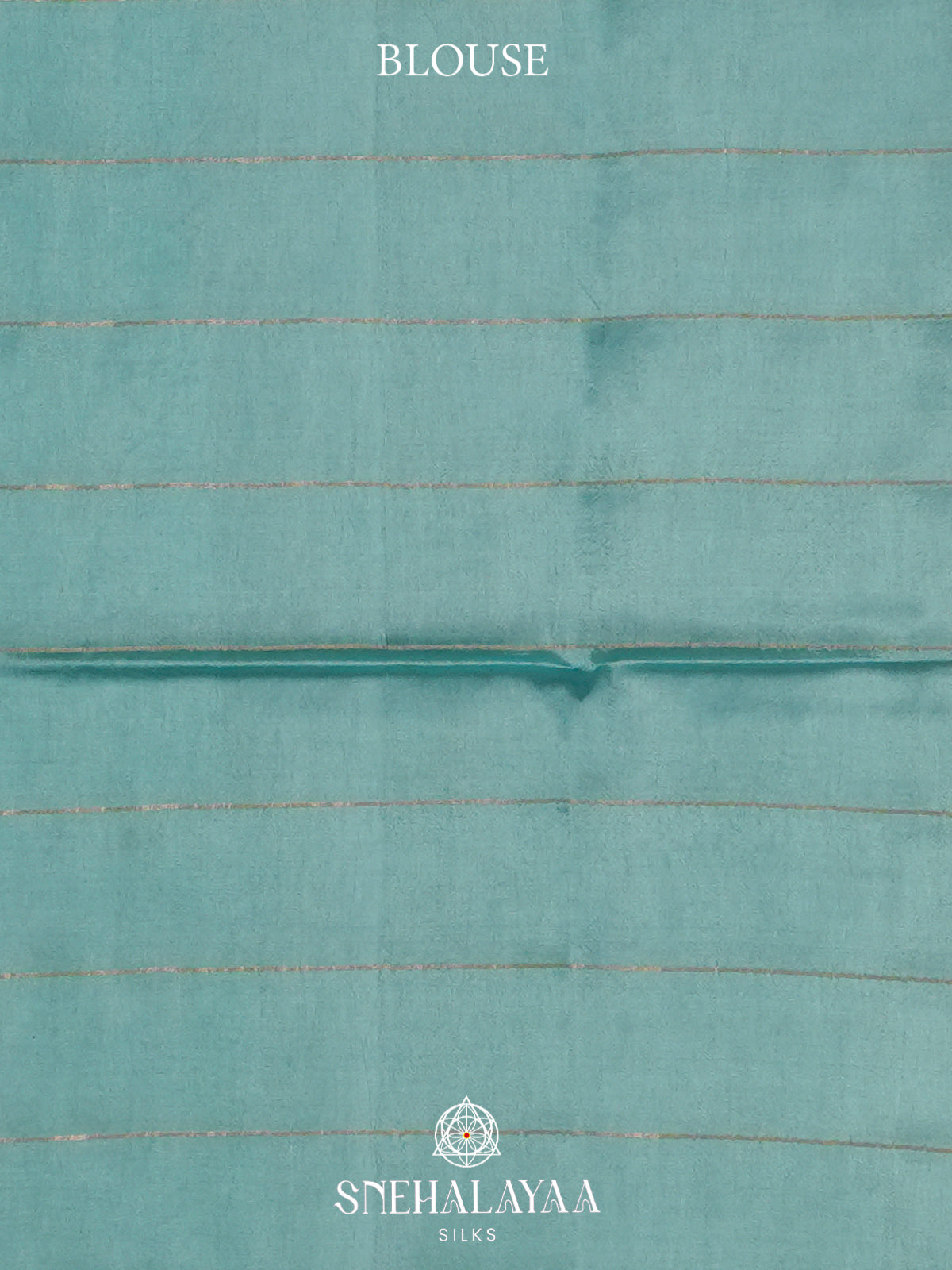 Aqua Blue Tussar Silk Saree