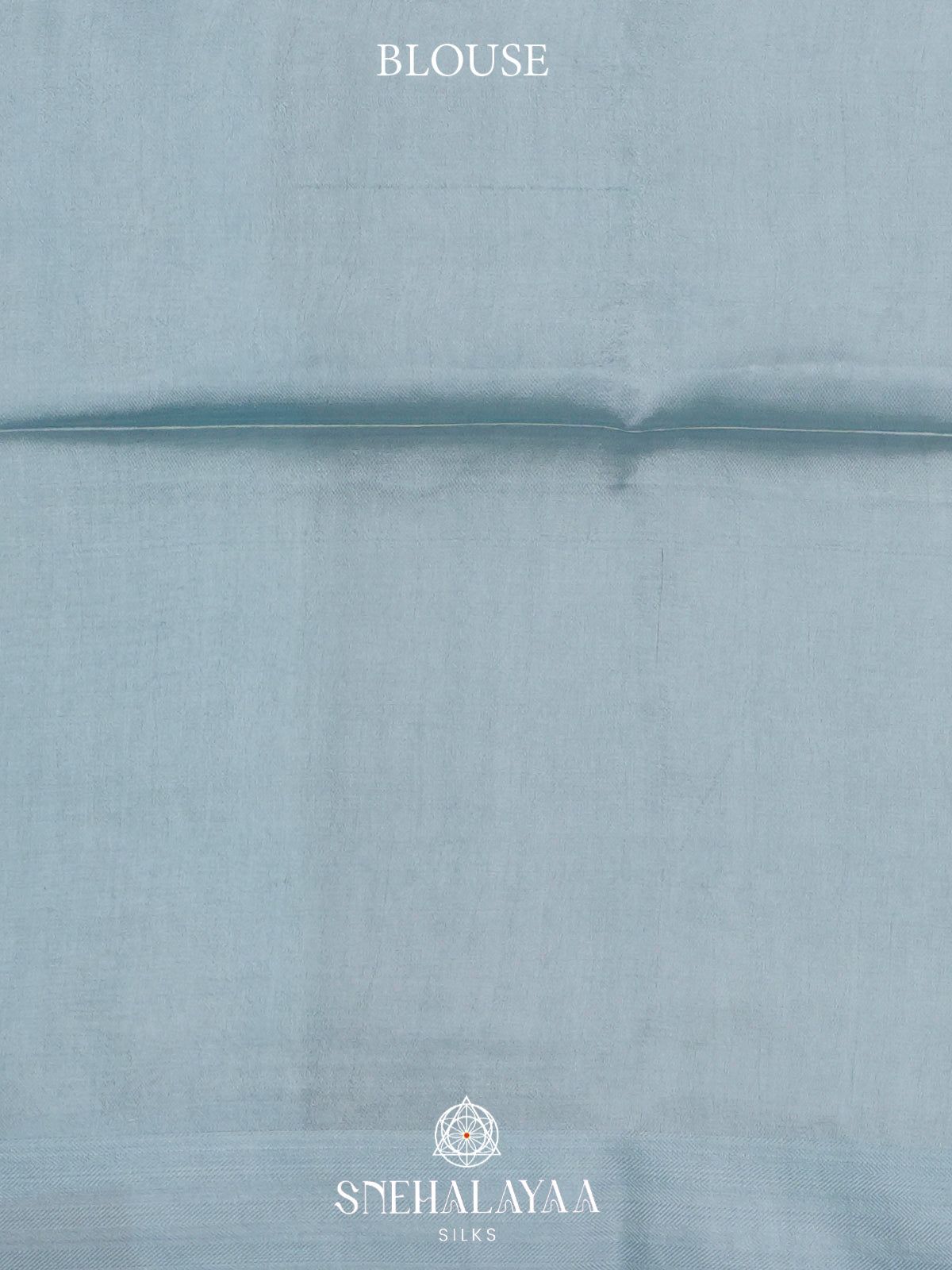 Sky Blue Tussar Silk Saree