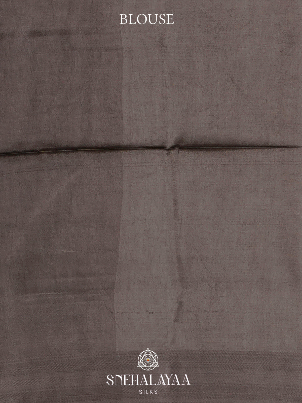 Grey Tussar Silk Saree
