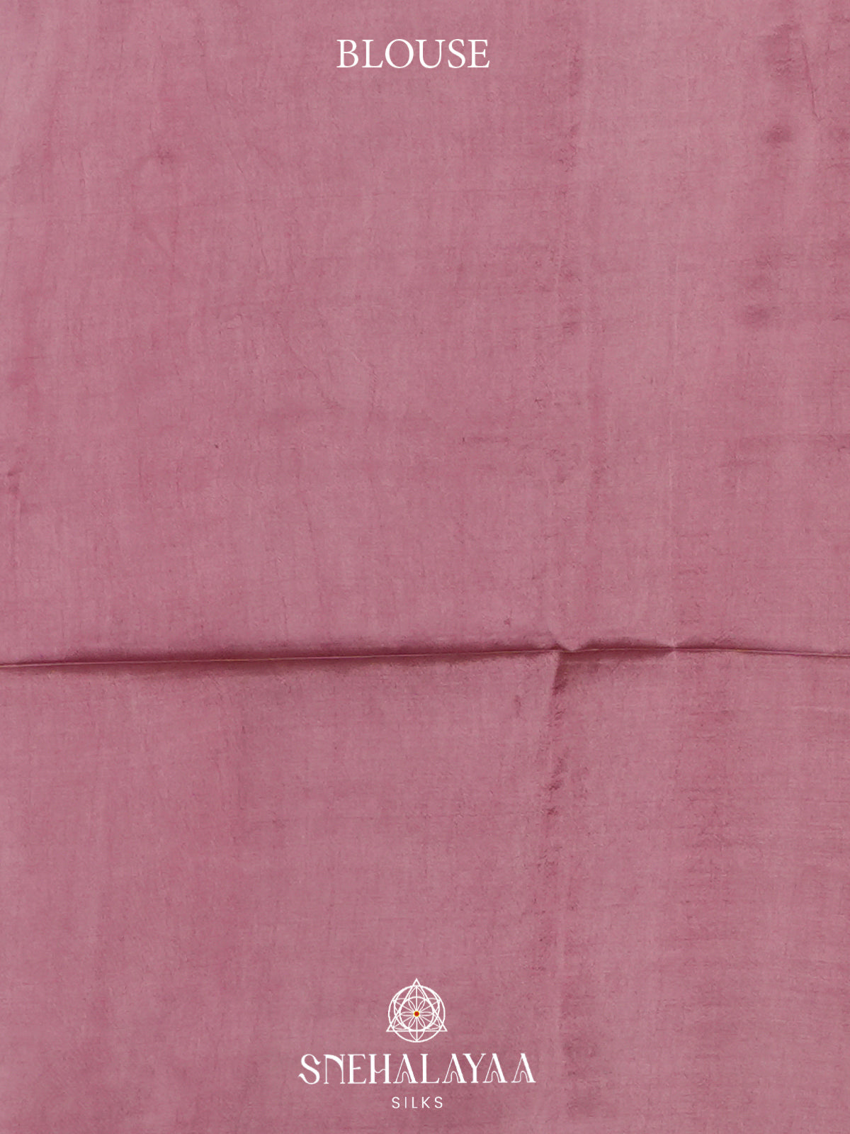 Baby Pink Tussar Silk Saree