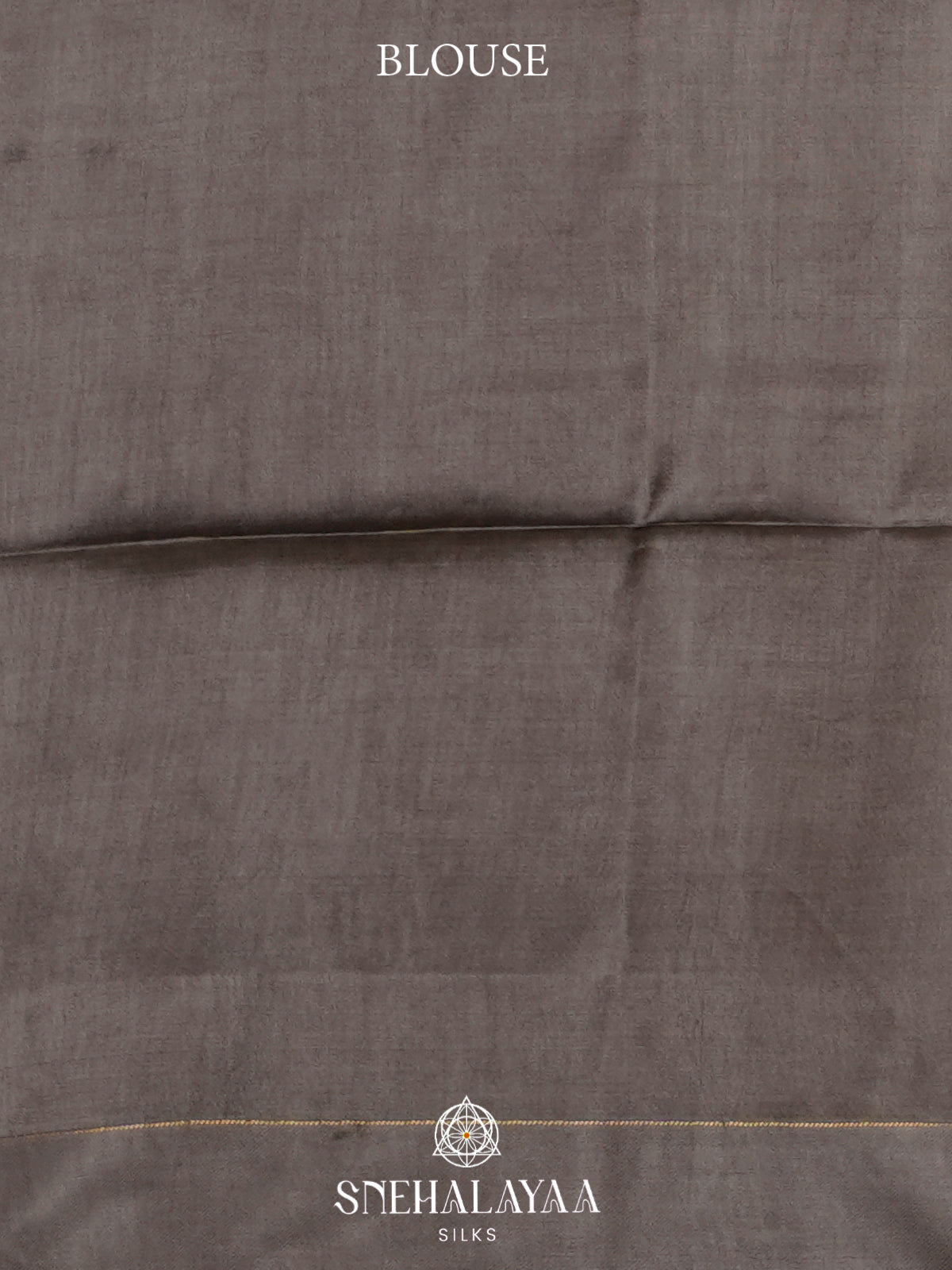 Grey Tussar Silk Saree