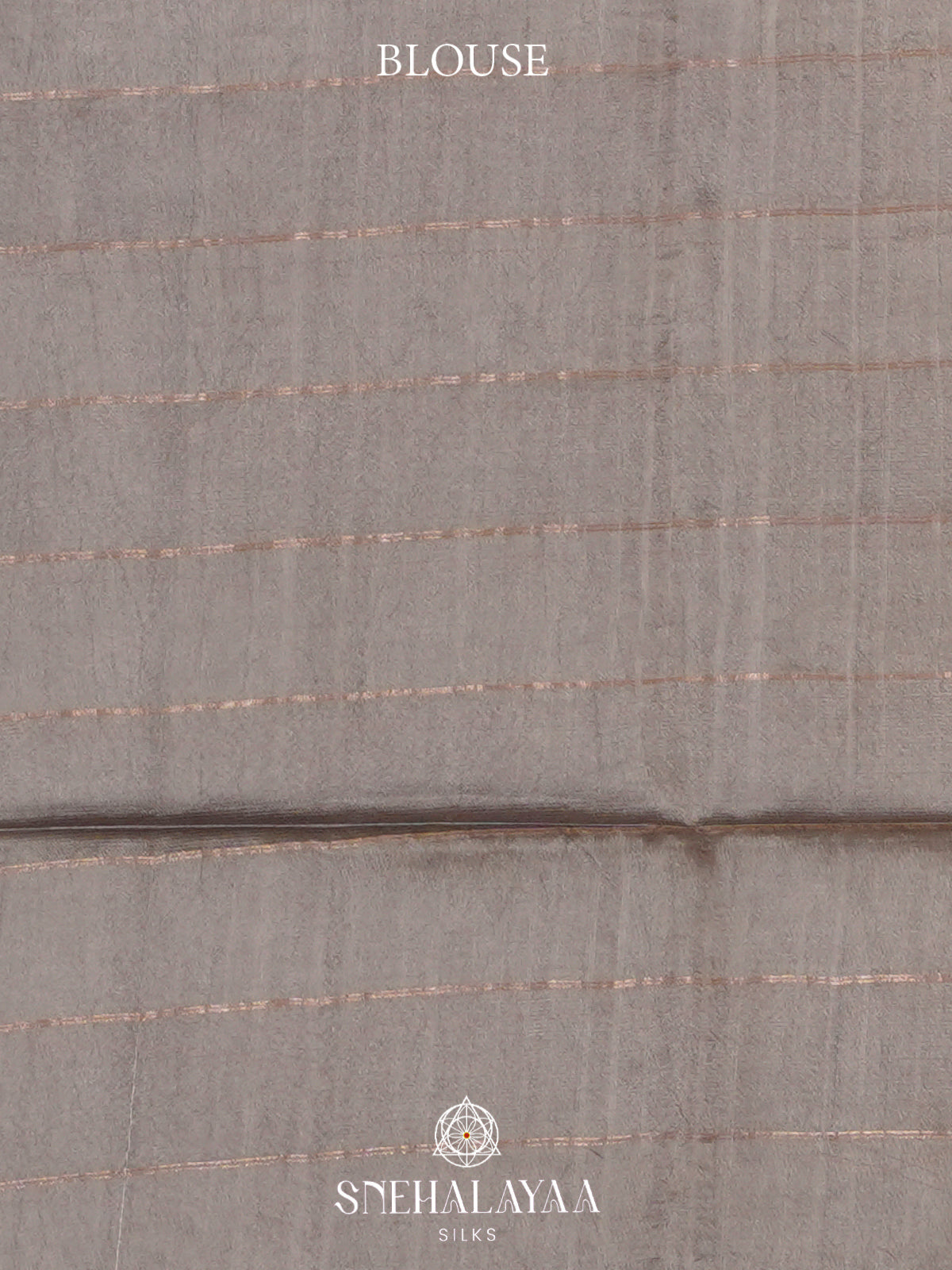 Grey Tussar Silk Saree