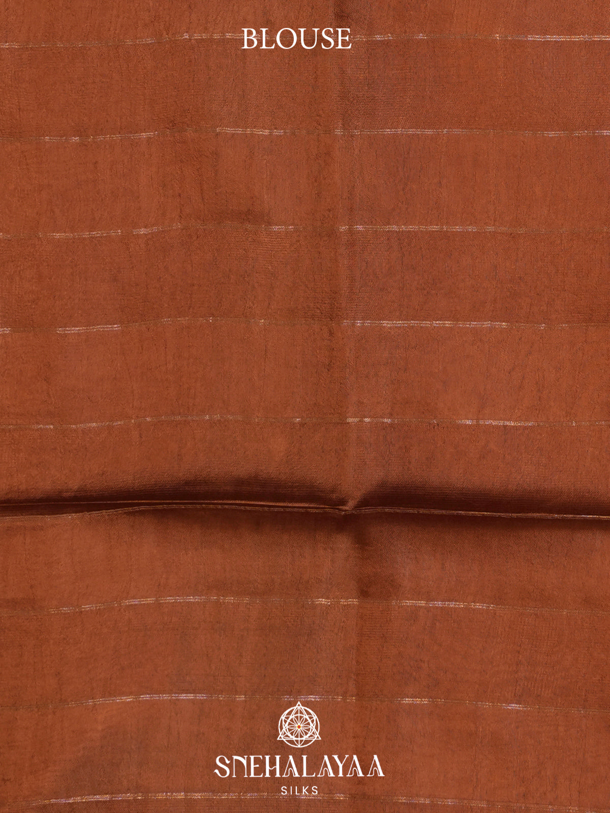 Orange Tussar Silk Saree