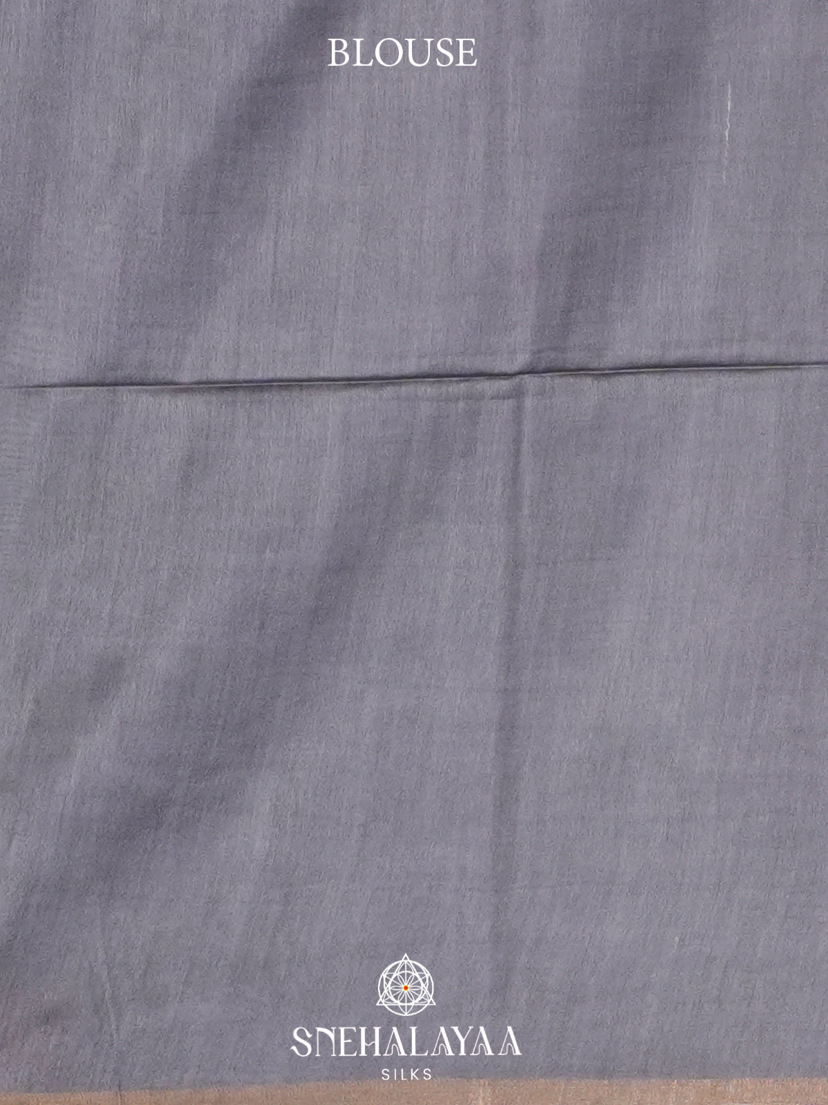 Taupe Tussar Silk Saree