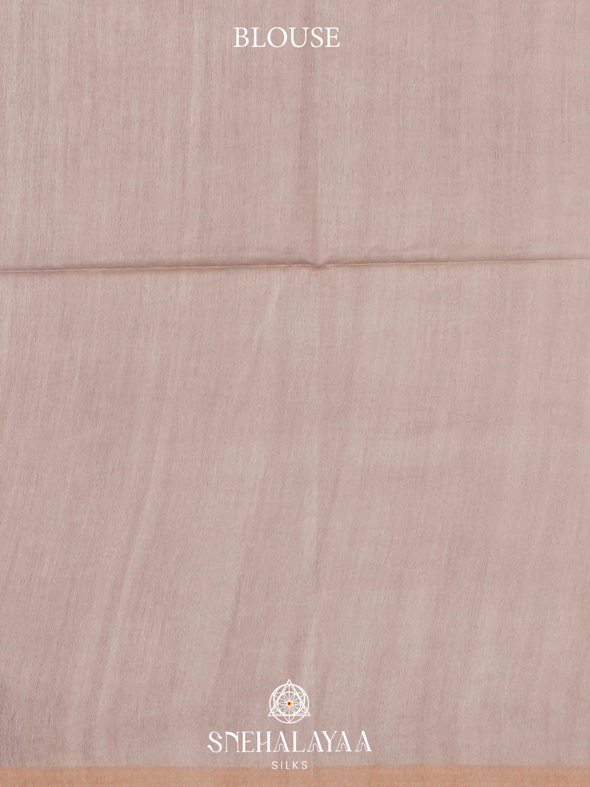 Peach Tussar Silk Saree
