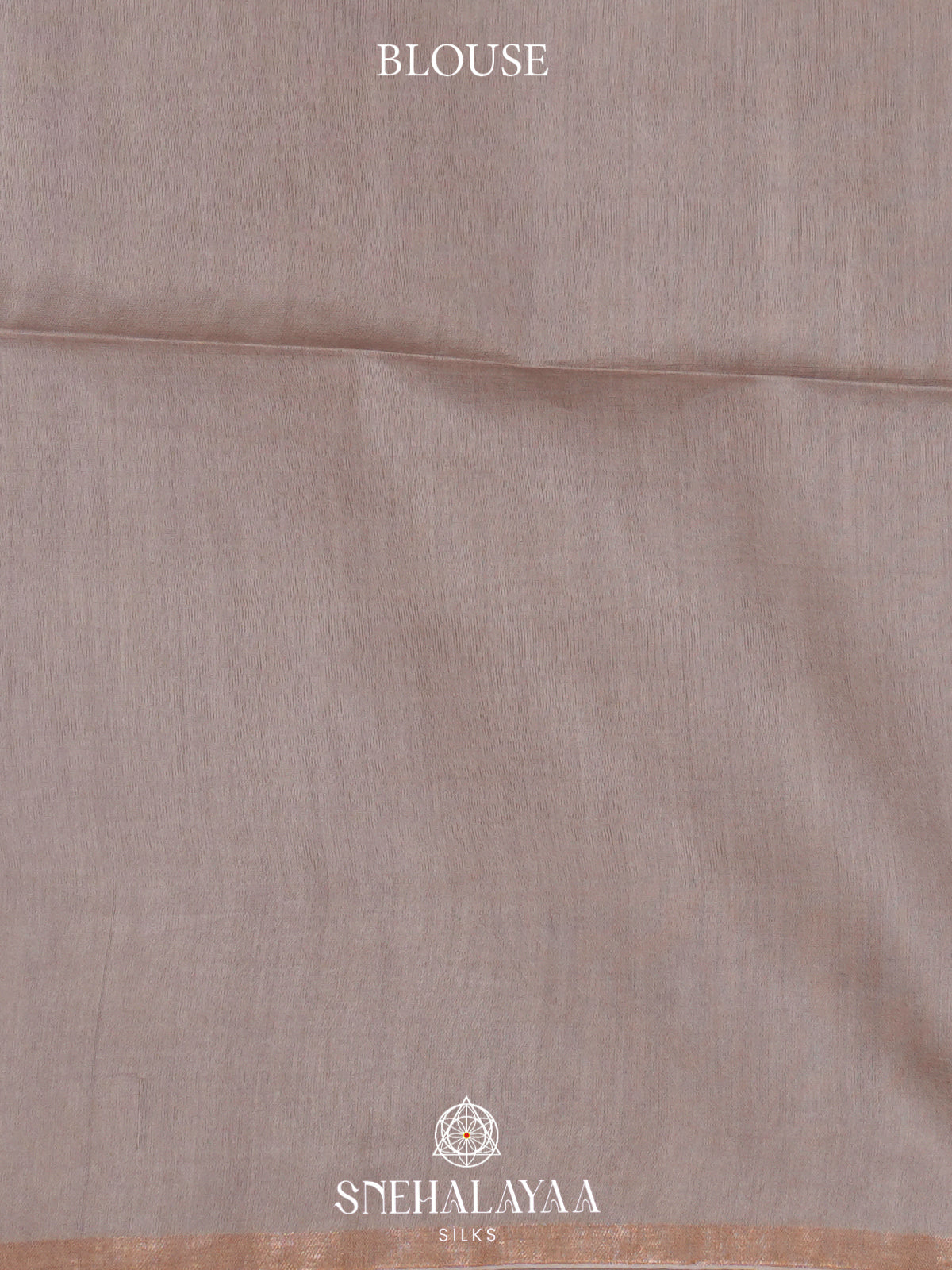 Indigo Tussar Silk Saree