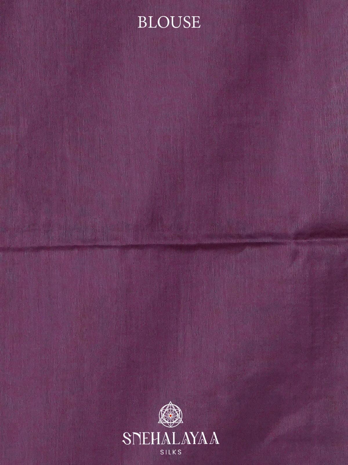 Plum Tussar Silk Saree