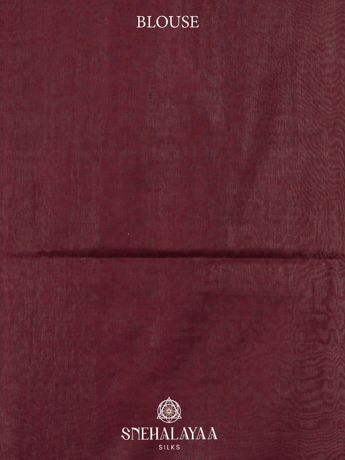 Maroon Tussar Silk Saree