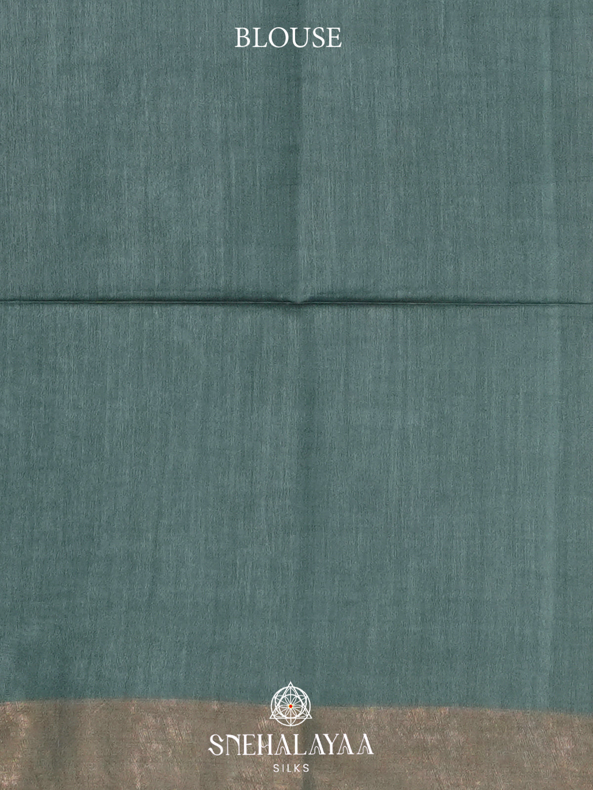 Ice Blue Tussar Silk Saree