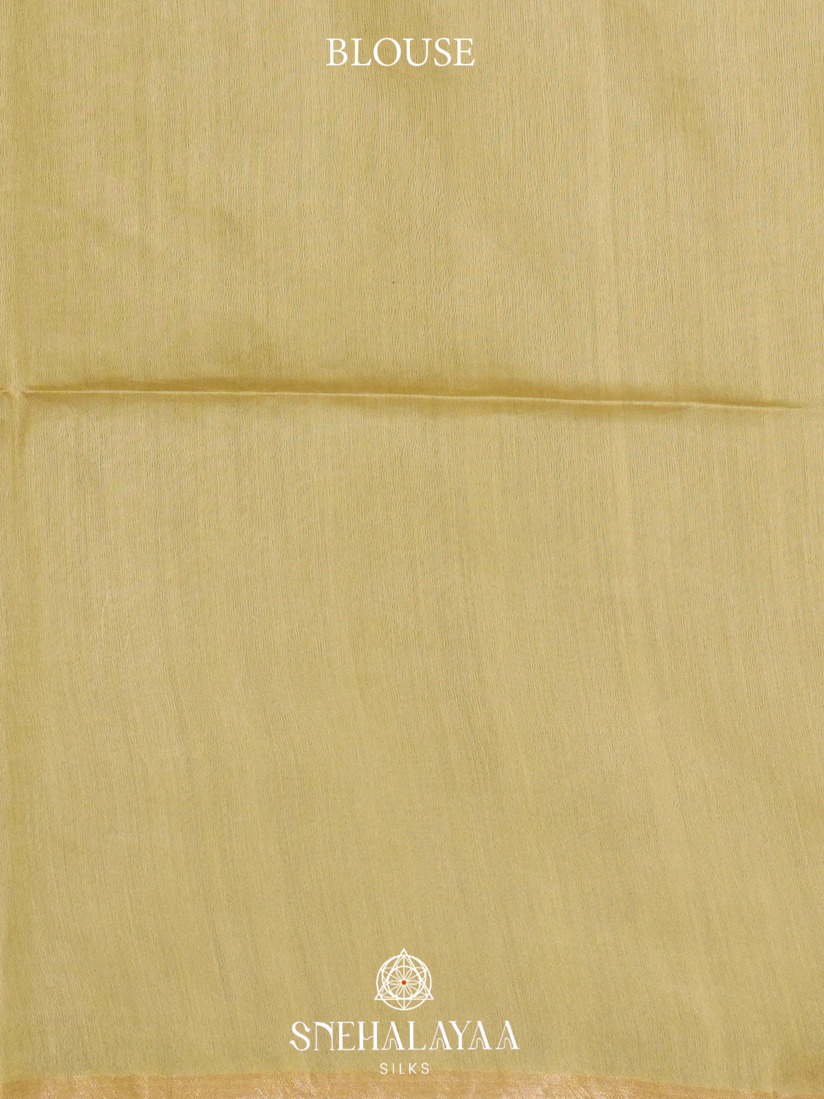 Yellow Tussar Silk Saree