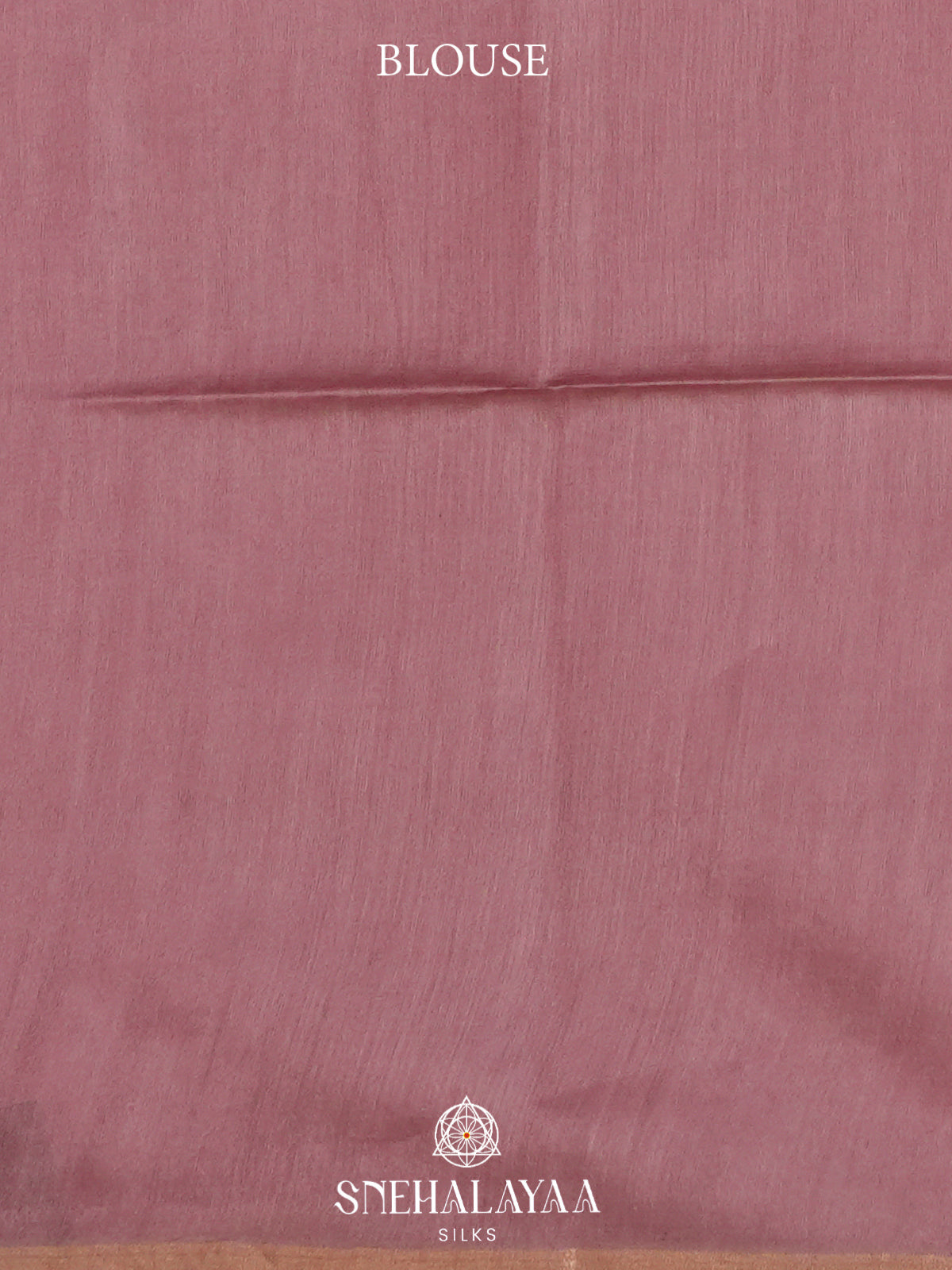 Dusty Mauve Tussar Silk Saree