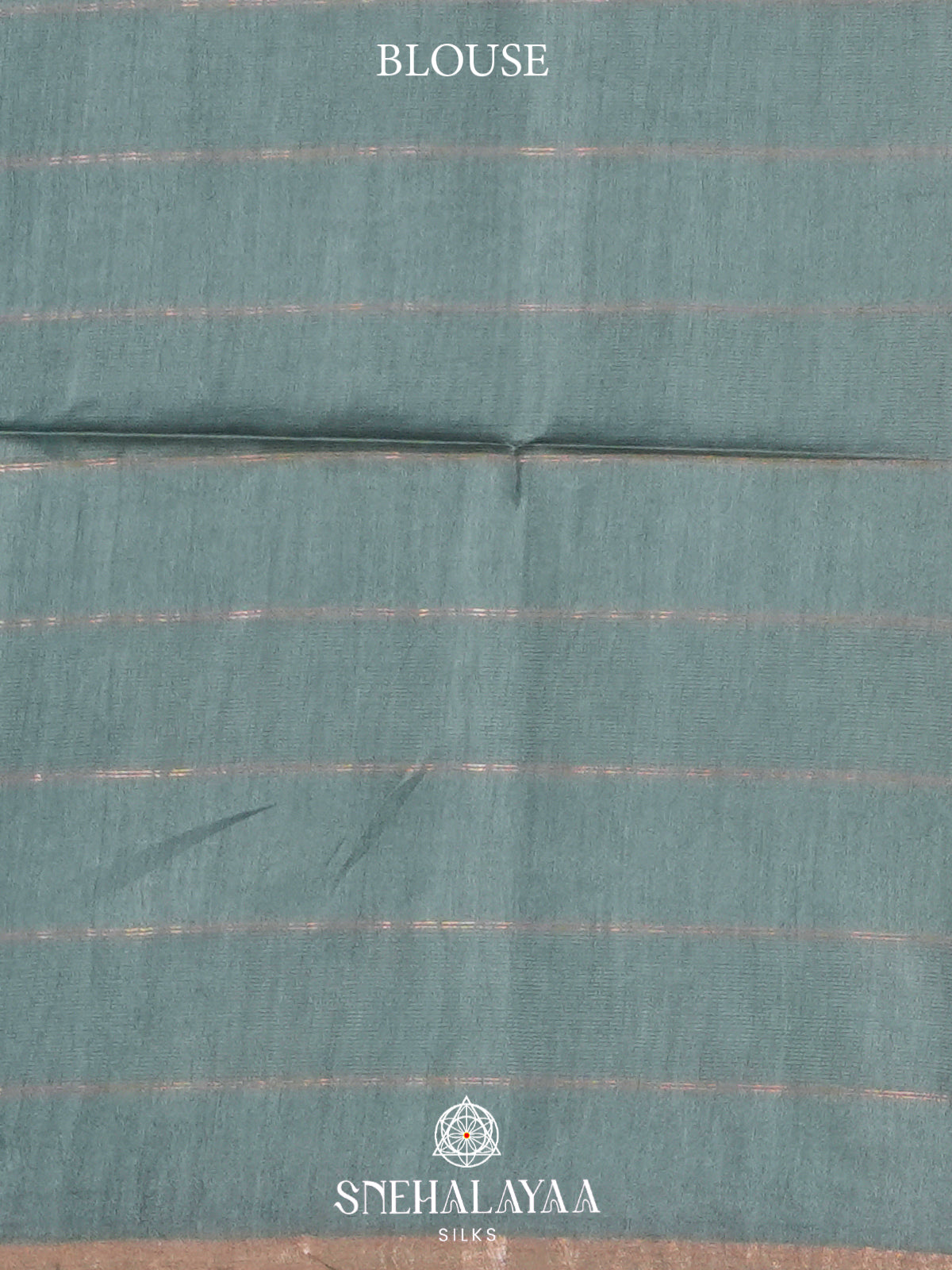 Blue Tussar Silk Saree