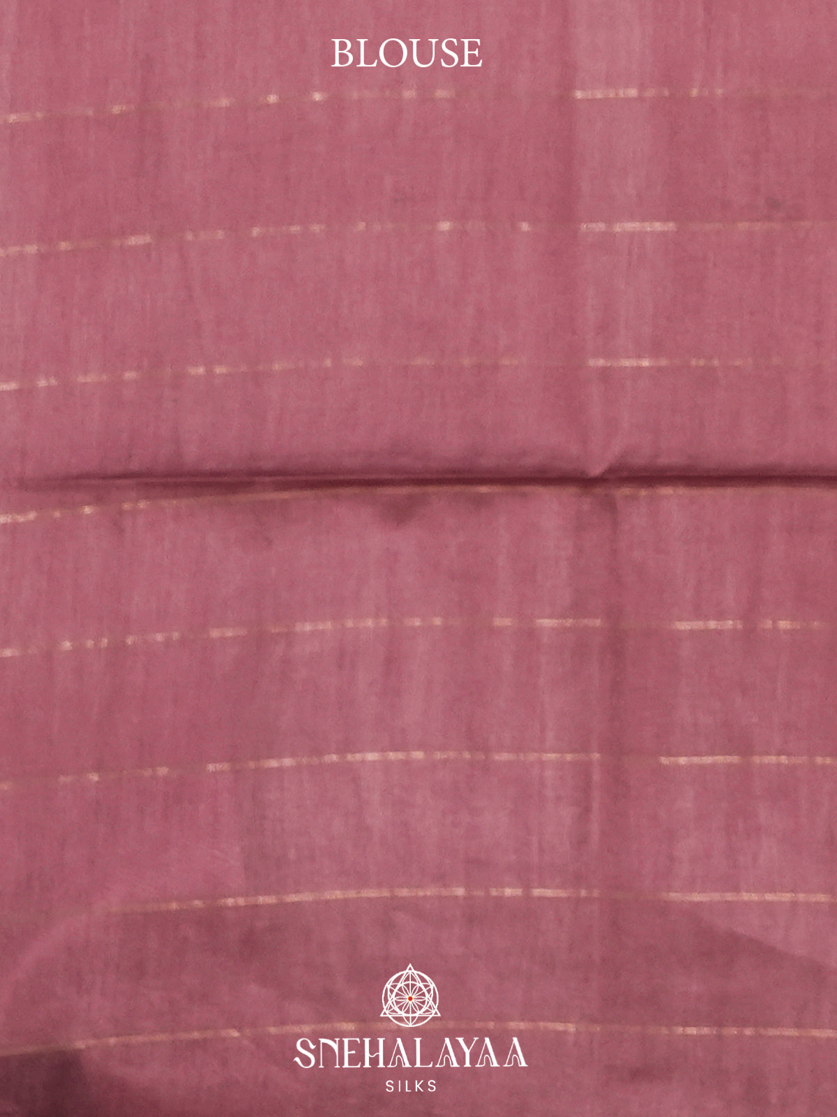 Pink Tussar Silk Saree