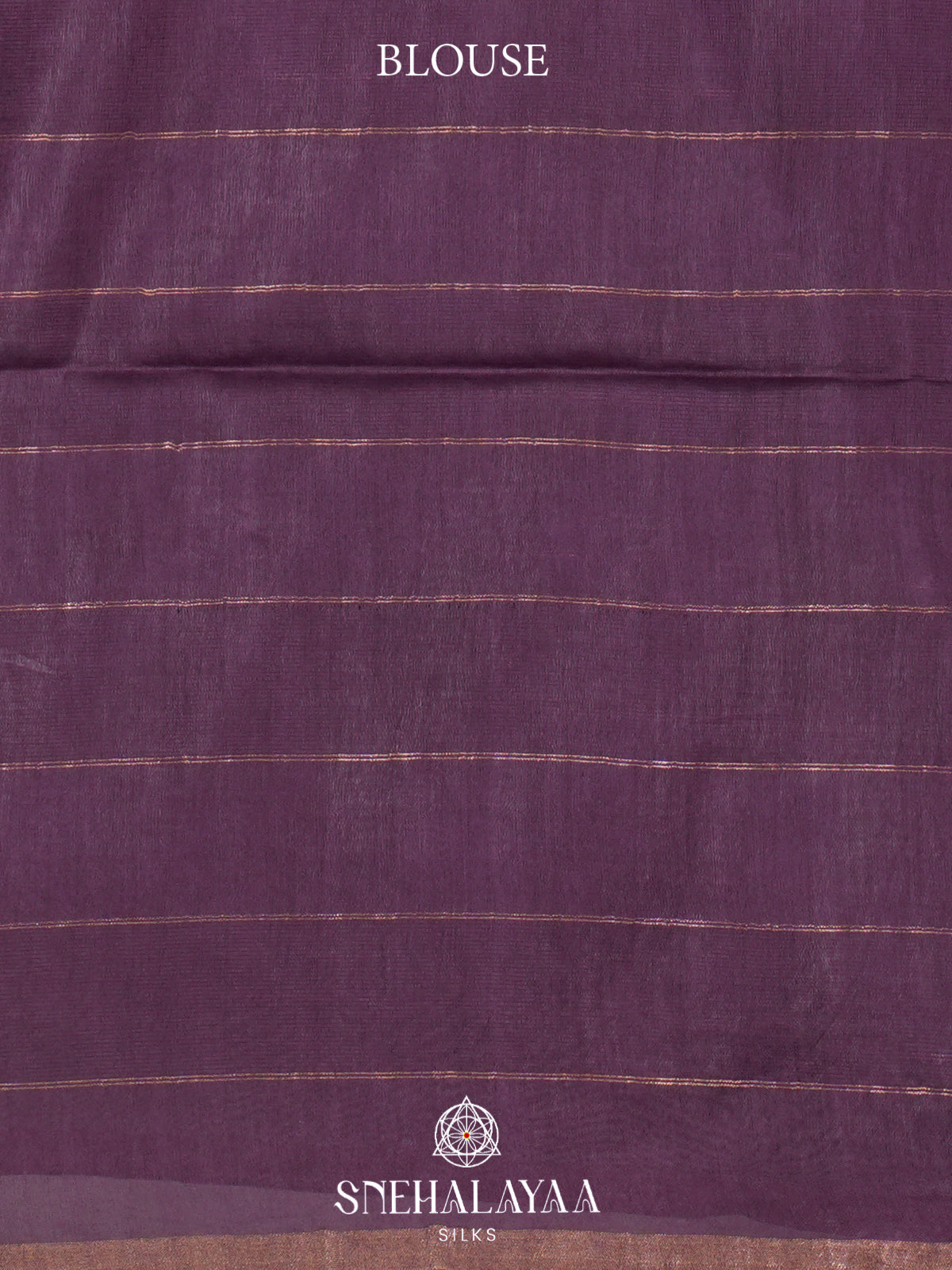 Purple Tussar Silk Saree