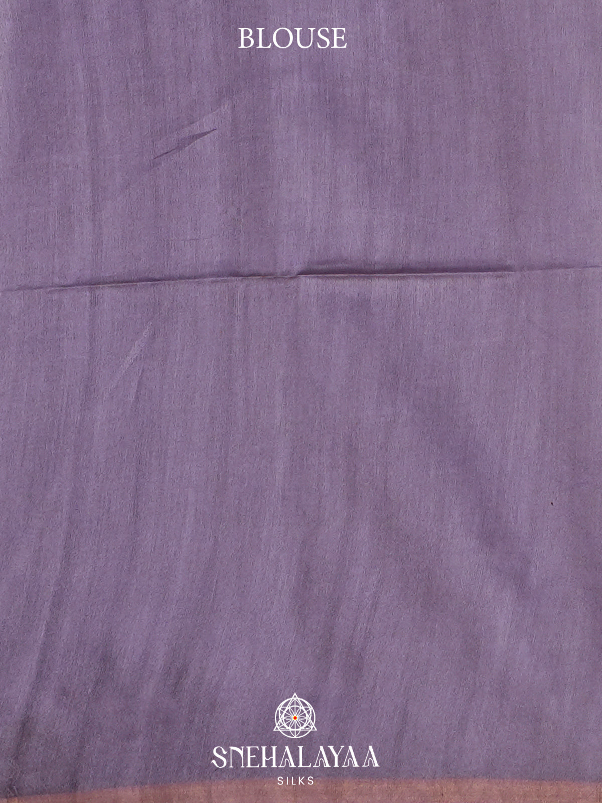 Lavender Tussar Silk Saree
