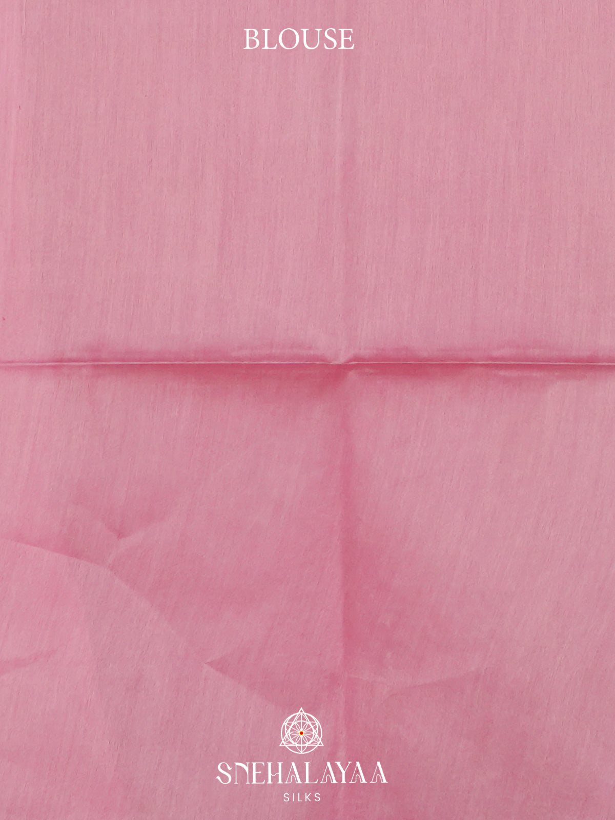 Baby Pink Tussar Silk Saree