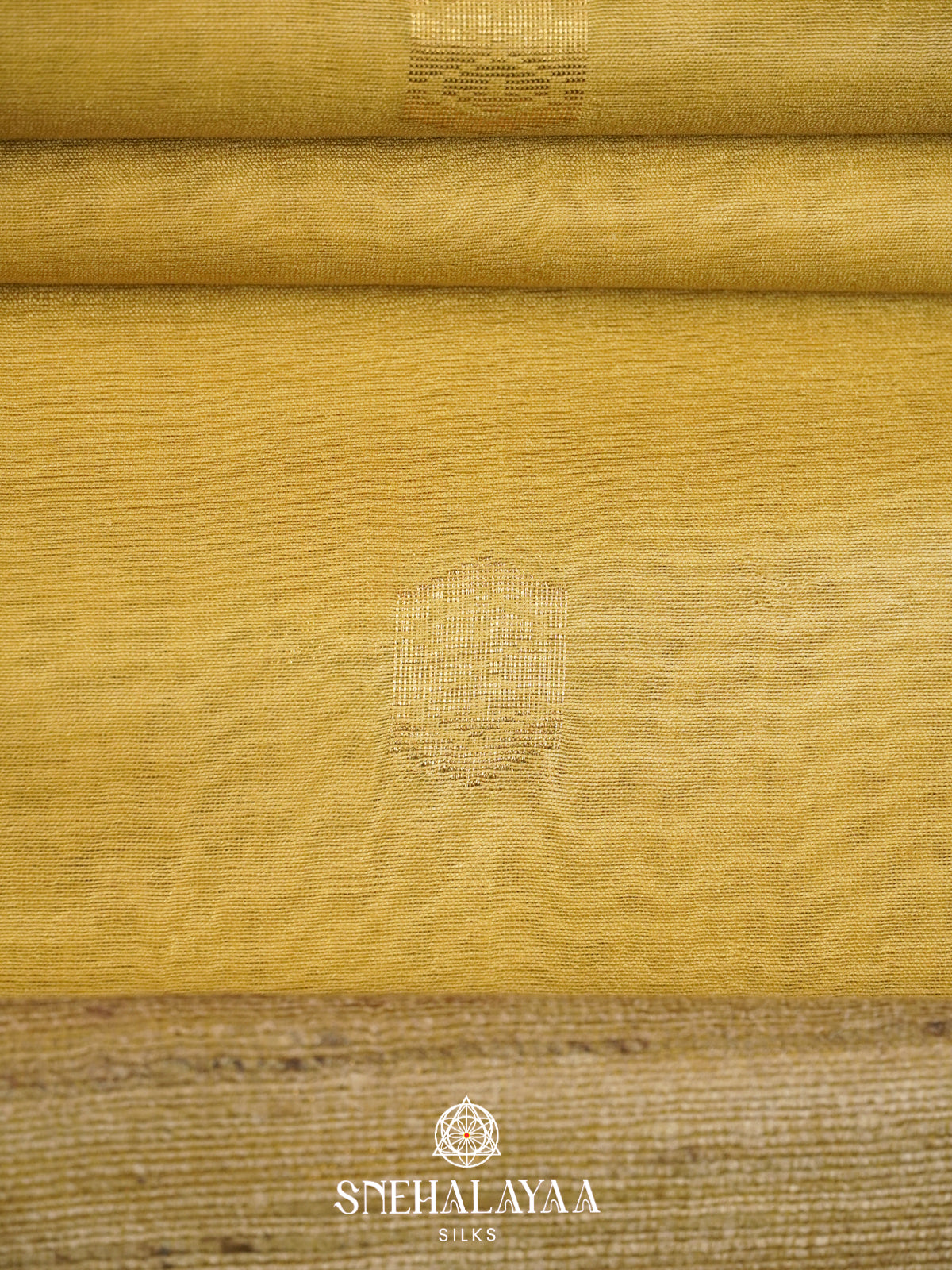 Yellow Tussar Saree