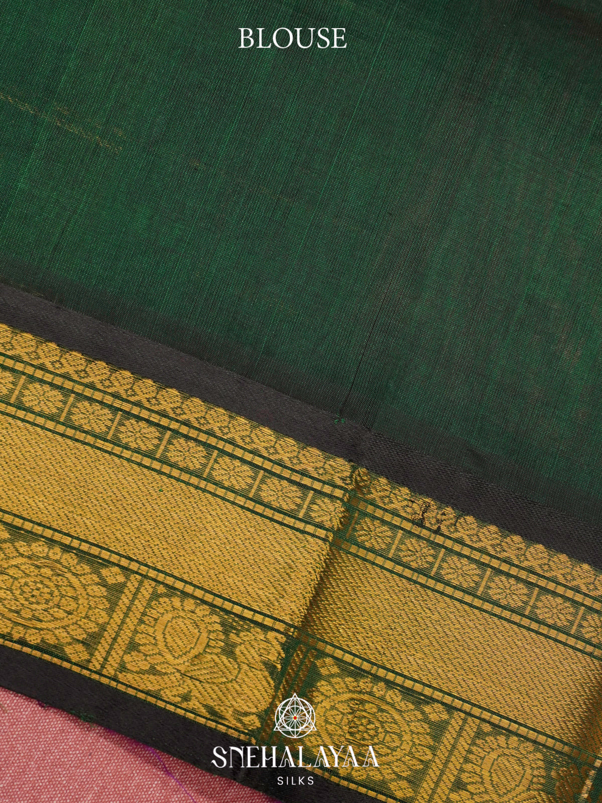 Green Kanchi Silk Cotton Saree