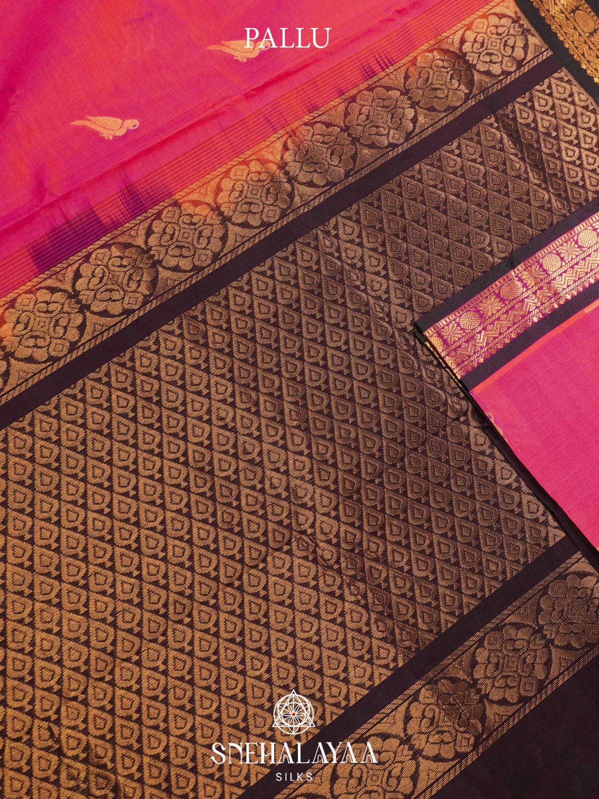 Rani Pink Kanchi Silk Cotton Saree