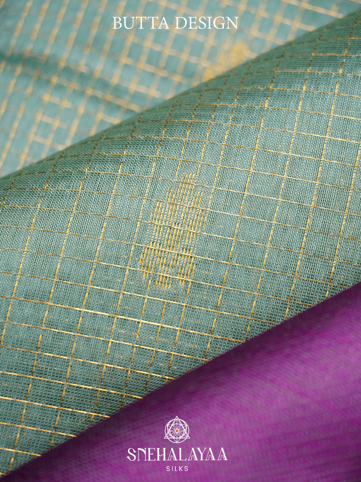 Sea Green Kanchi Silk Cotton Saree