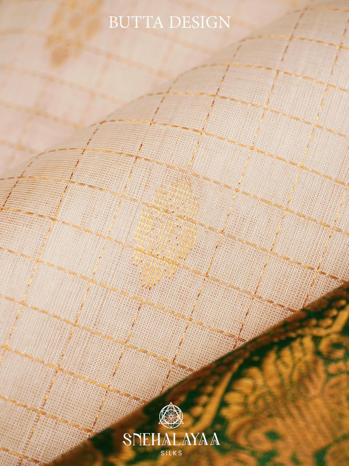 Off white Kanchi Silk Cotton Saree