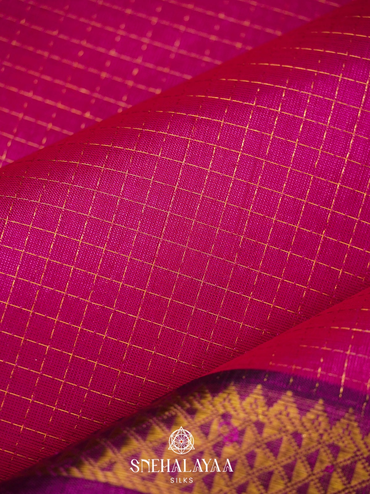 Rani Pink Kanchi Silk Cotton Saree