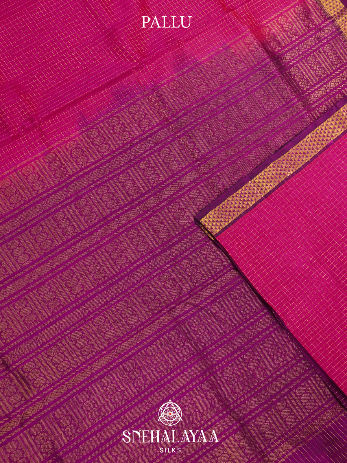 Rani Pink Kanchi Silk Cotton Saree