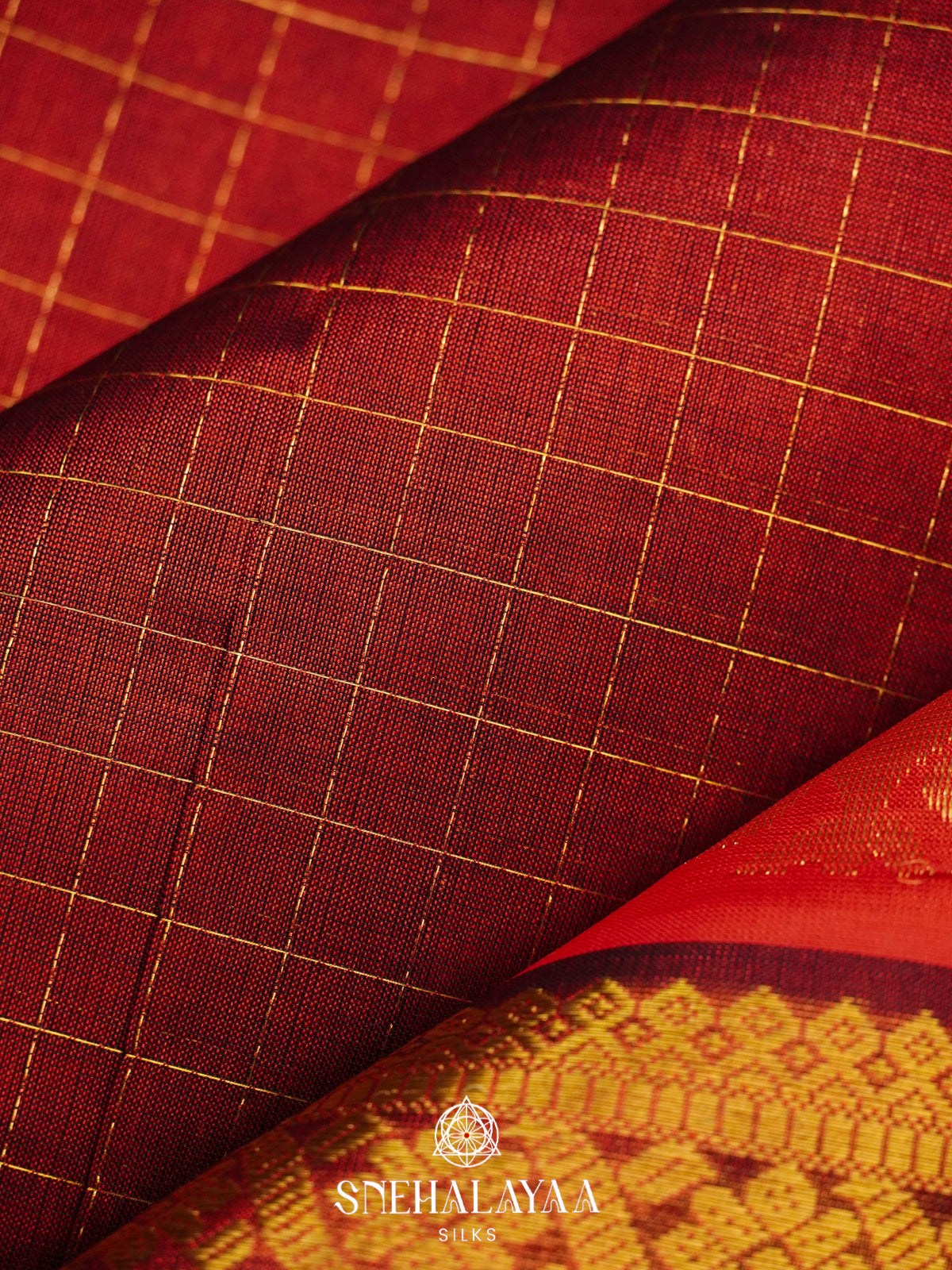 Maroon Kanchi Silk Cotton Saree
