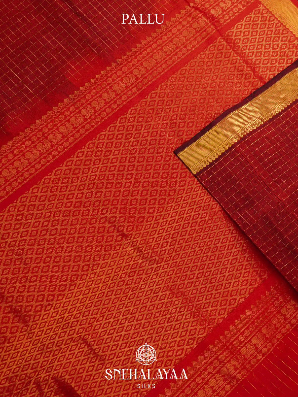 Maroon Kanchi Silk Cotton Saree