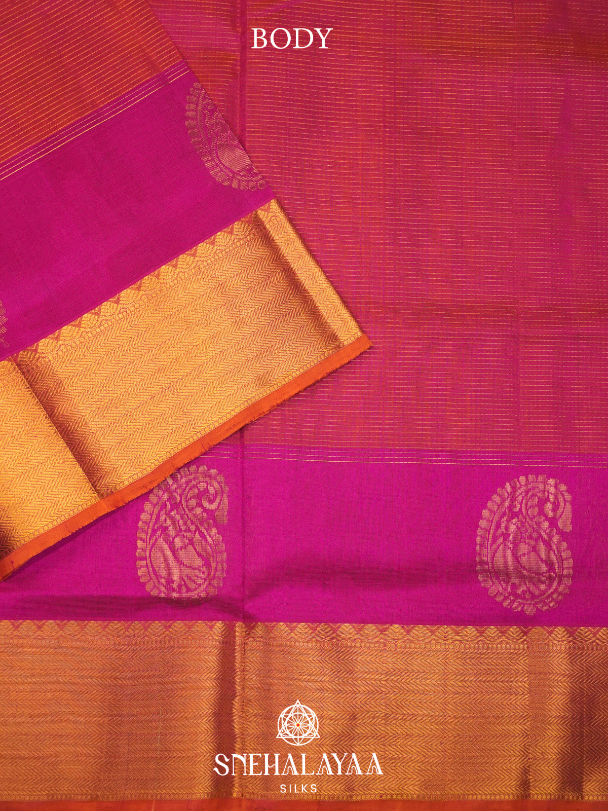 Rani Pink Kanchi Silk Cotton Saree