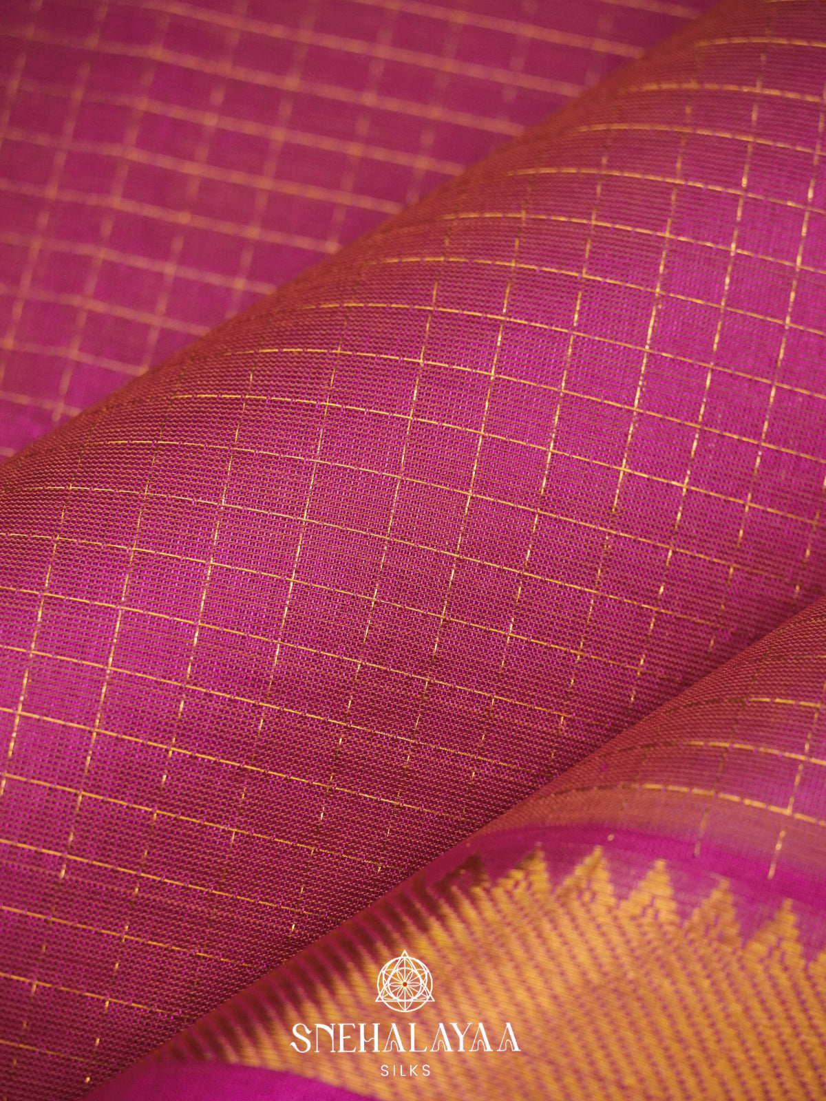 Lavender Kanchi Silk Cotton Saree