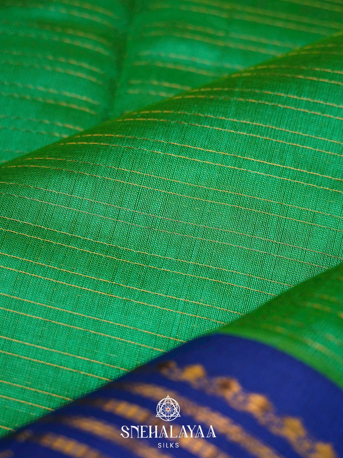 Green Kanchi Silk Cotton Saree