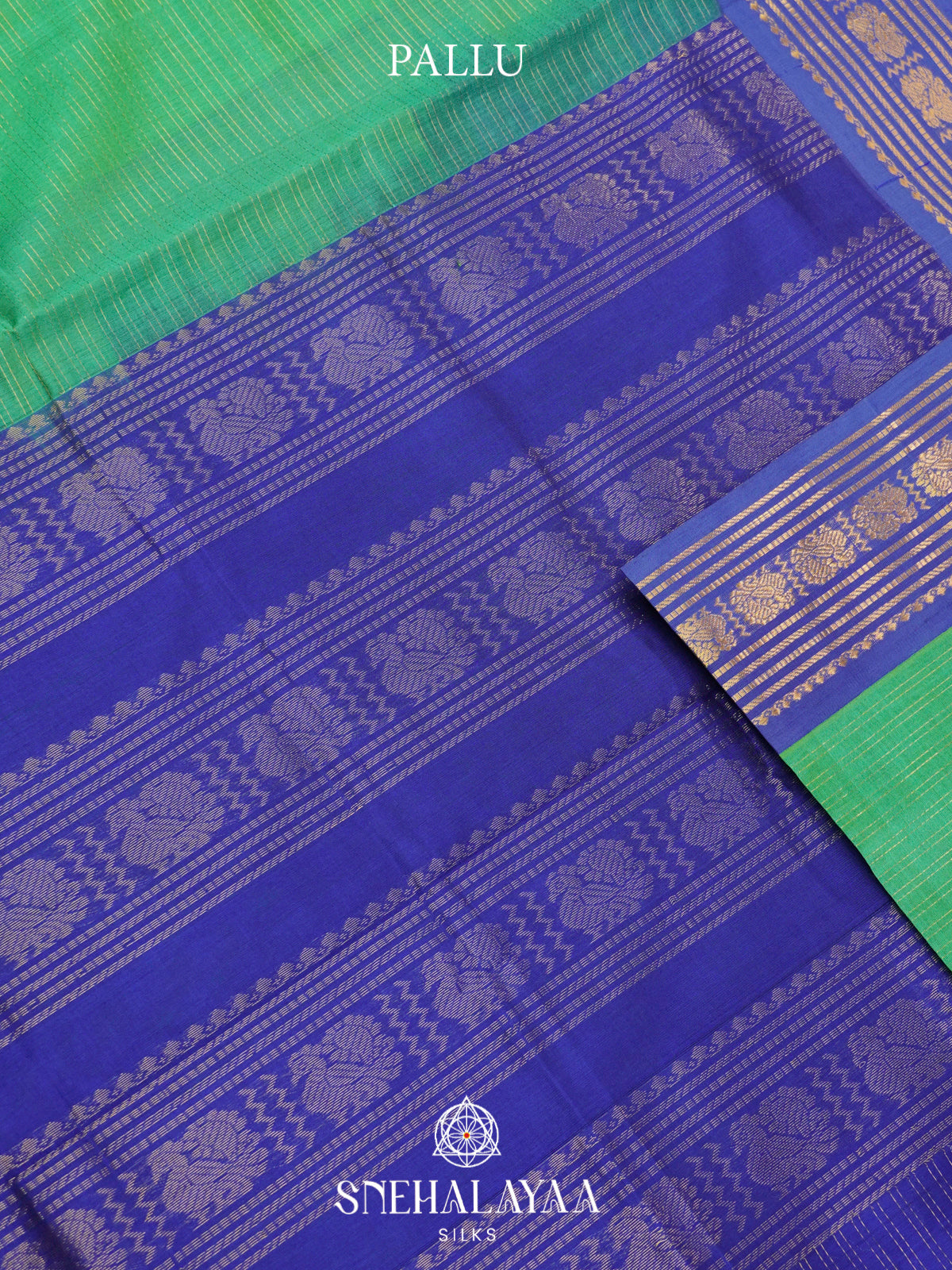 Green Kanchi Silk Cotton Saree