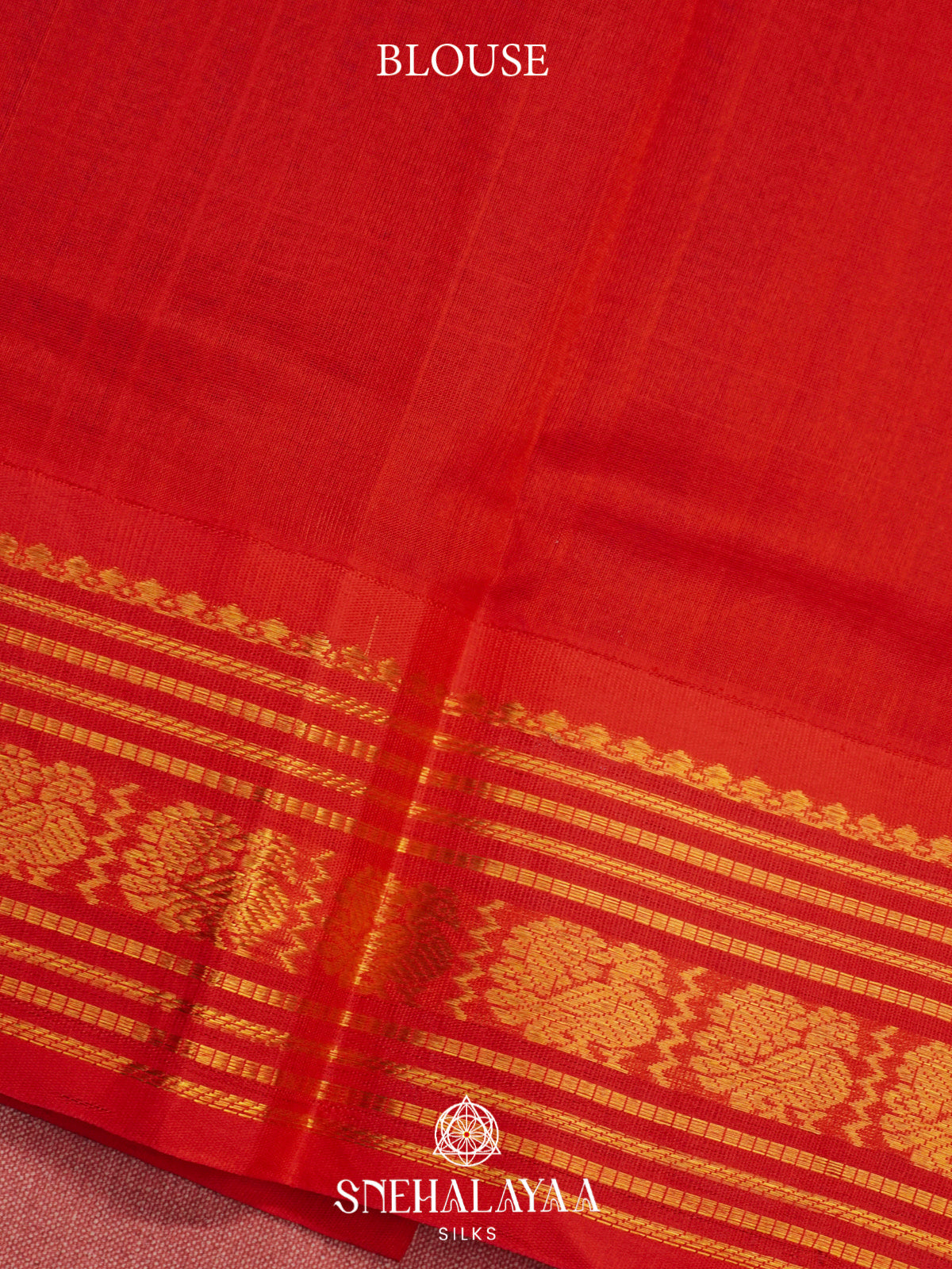 Blue Kanchi Silk Cotton Saree