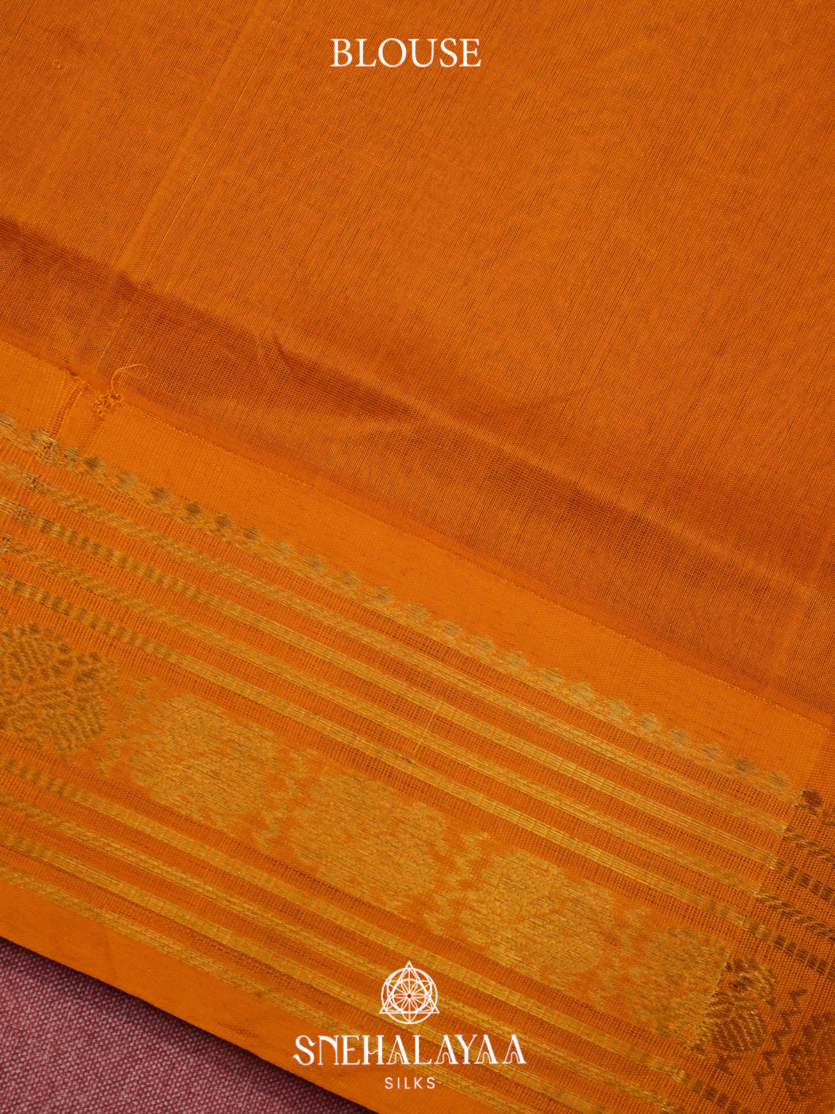 Golden Yellow Kanchi Silk Cotton Saree