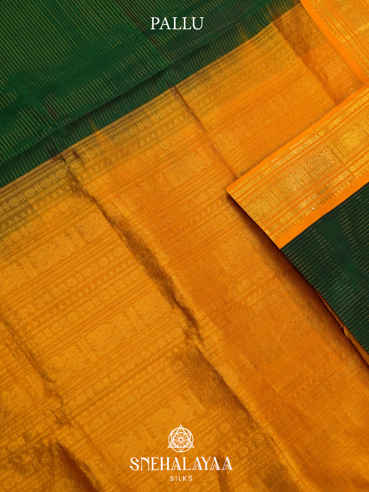 Green Kanchi Silk Cotton Saree