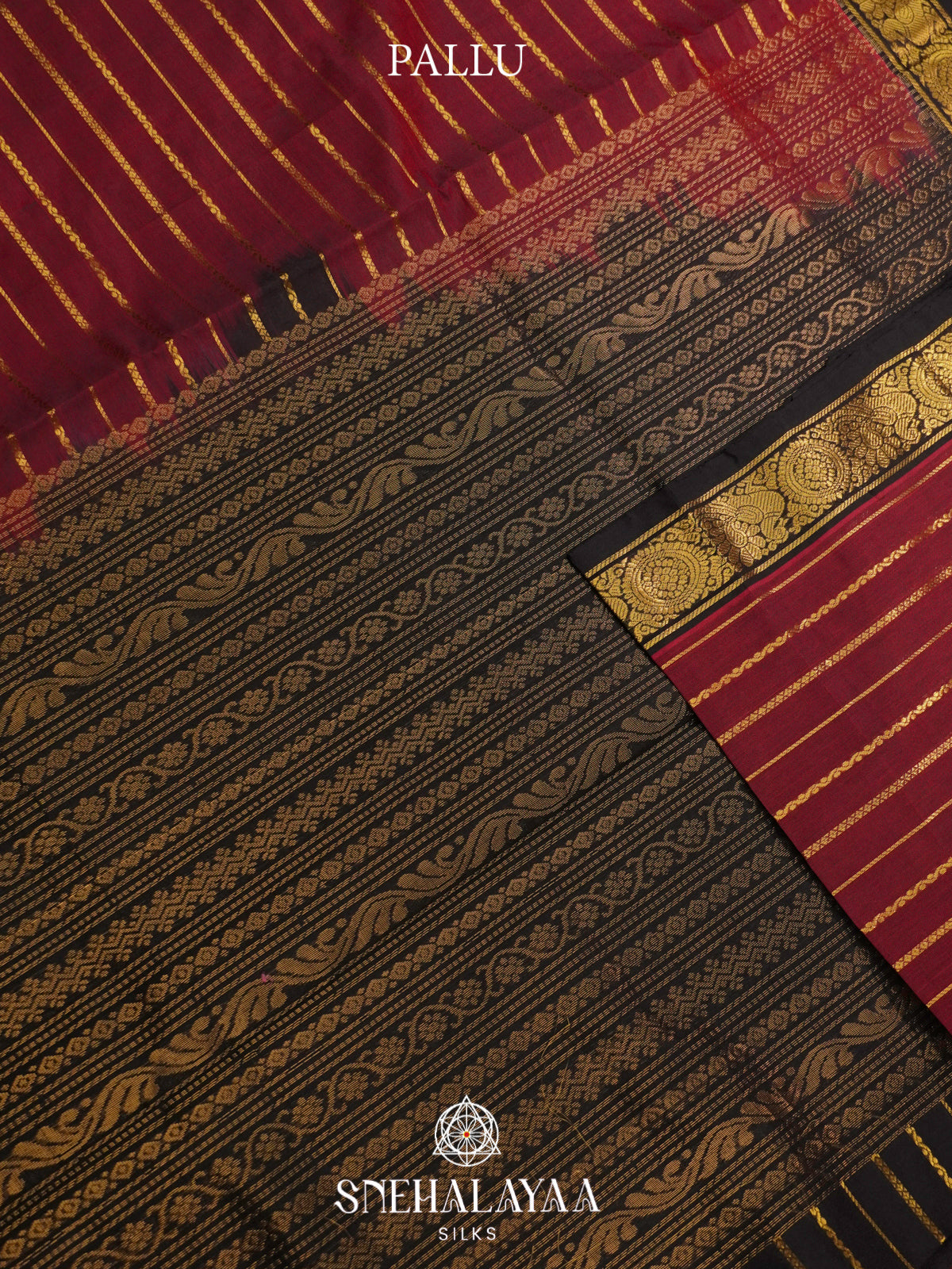 Maroon Kanchi Silk Cotton Saree