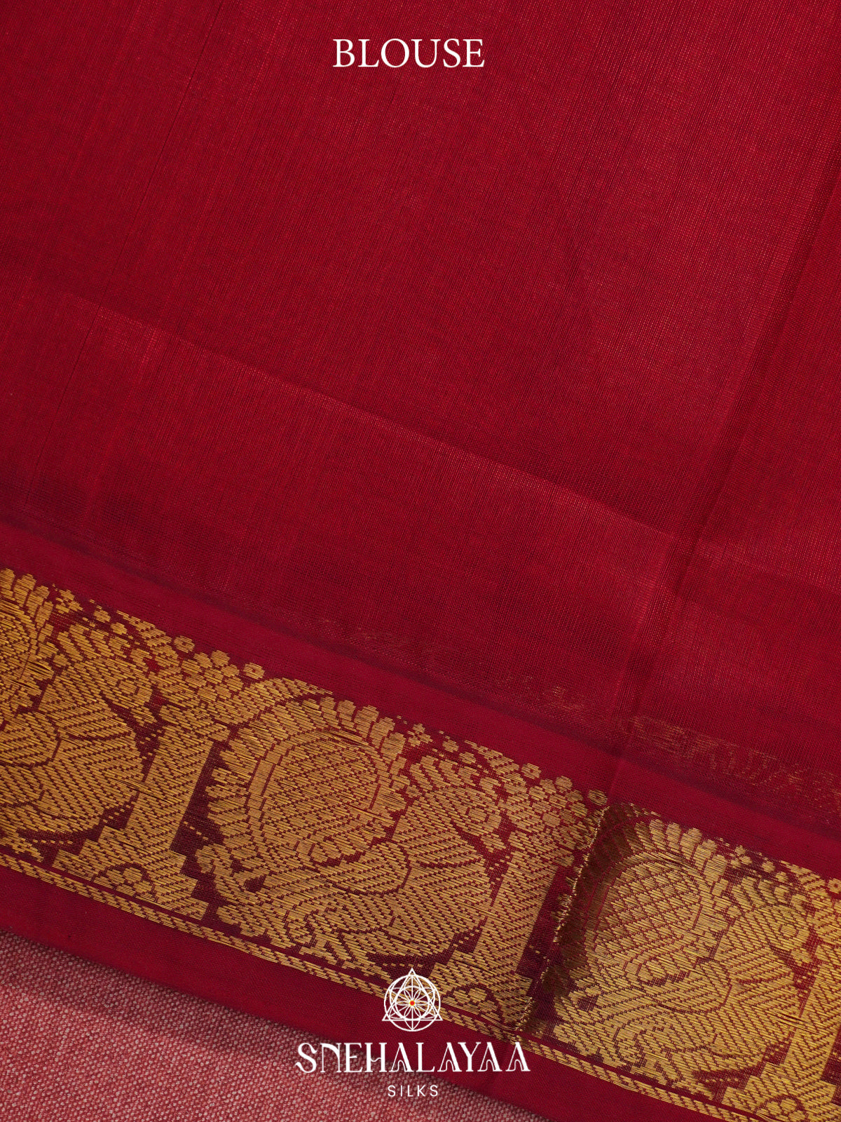 Golden Yellow Silk Cotton Saree with Maroon Zari Border