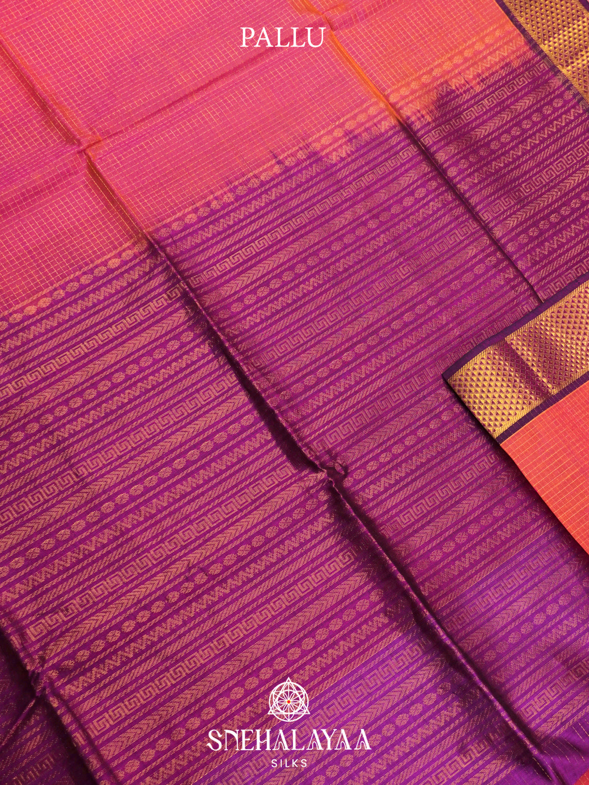 Lavender Kanchi Silk Cotton Saree