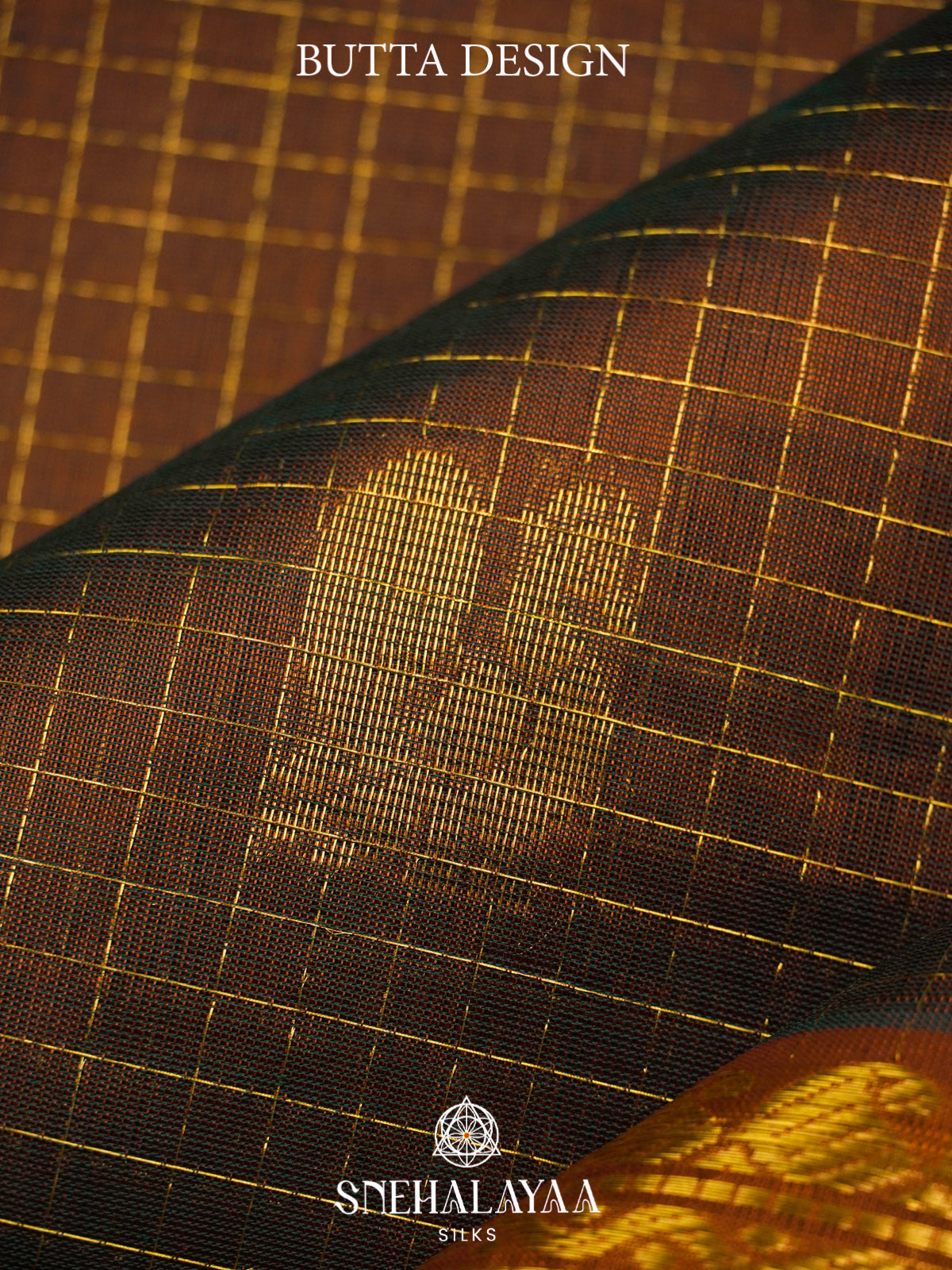 Brown Kanchi Silk Cotton Saree