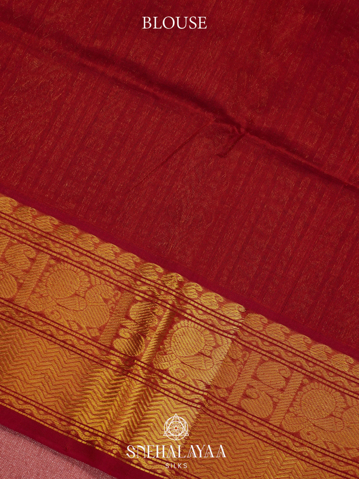 Brown Kanchi Silk Cotton Saree