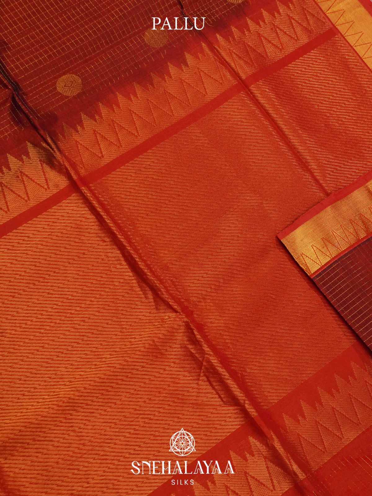 Brown Kanchi Silk Cotton Saree