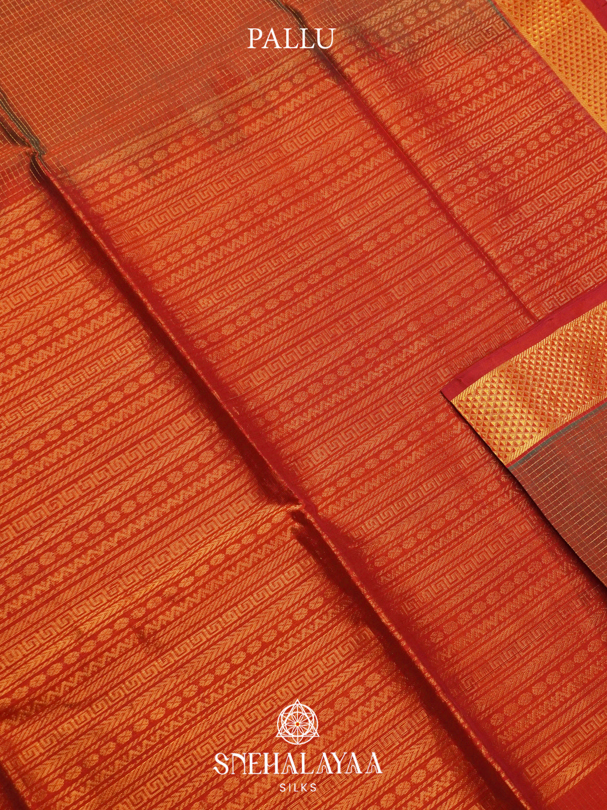 Brown Kanchi Silk Cotton Saree