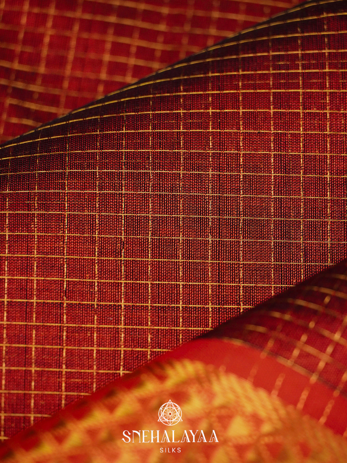 Brown Kanchi Silk Cotton Saree