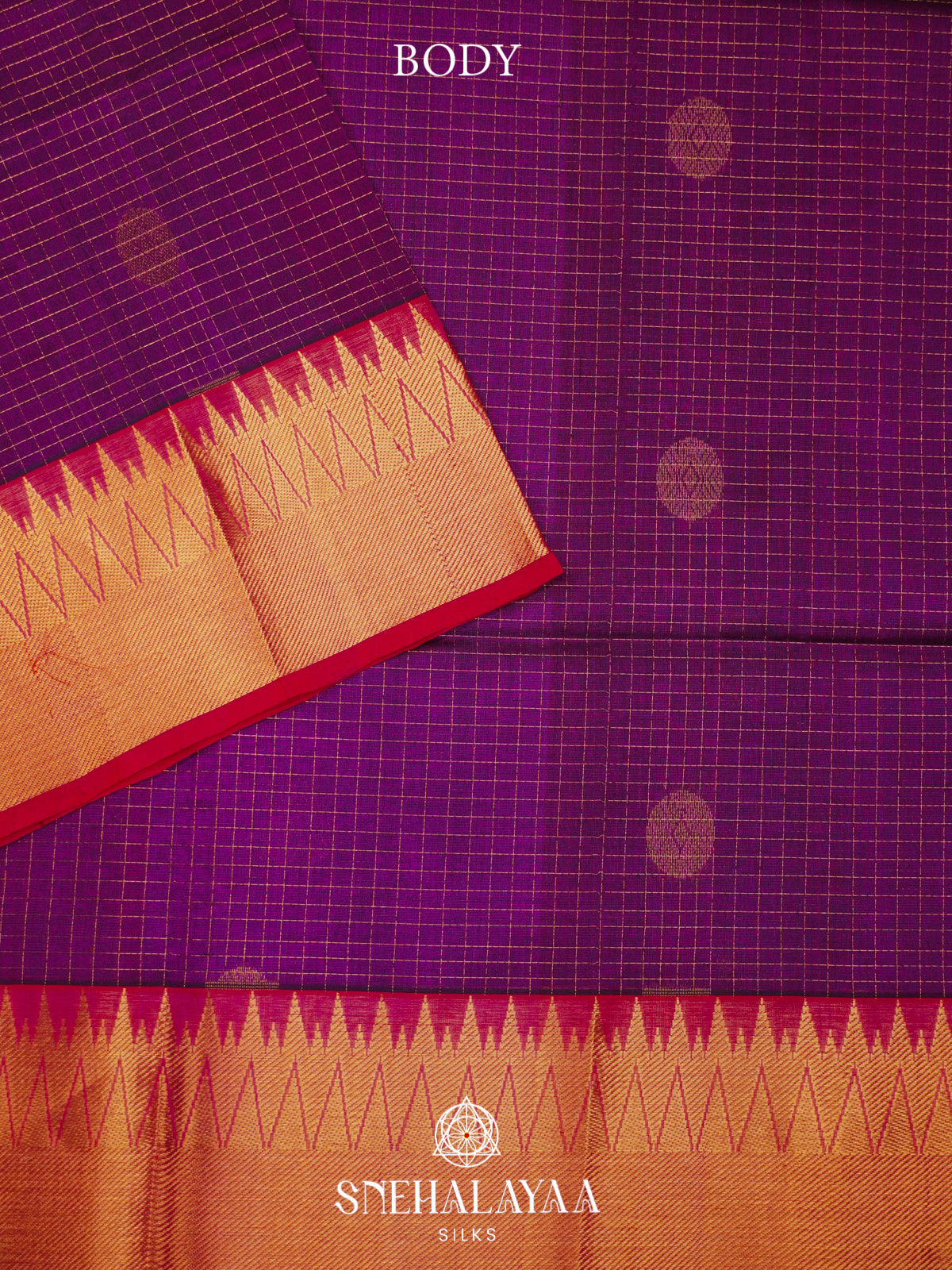 Lavender Kanchi Silk Cotton Saree
