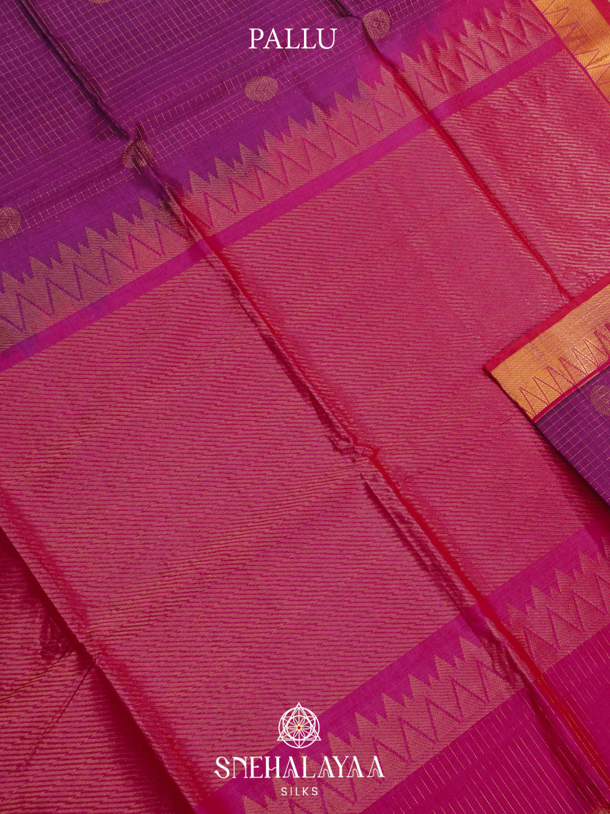 Lavender Kanchi Silk Cotton Saree