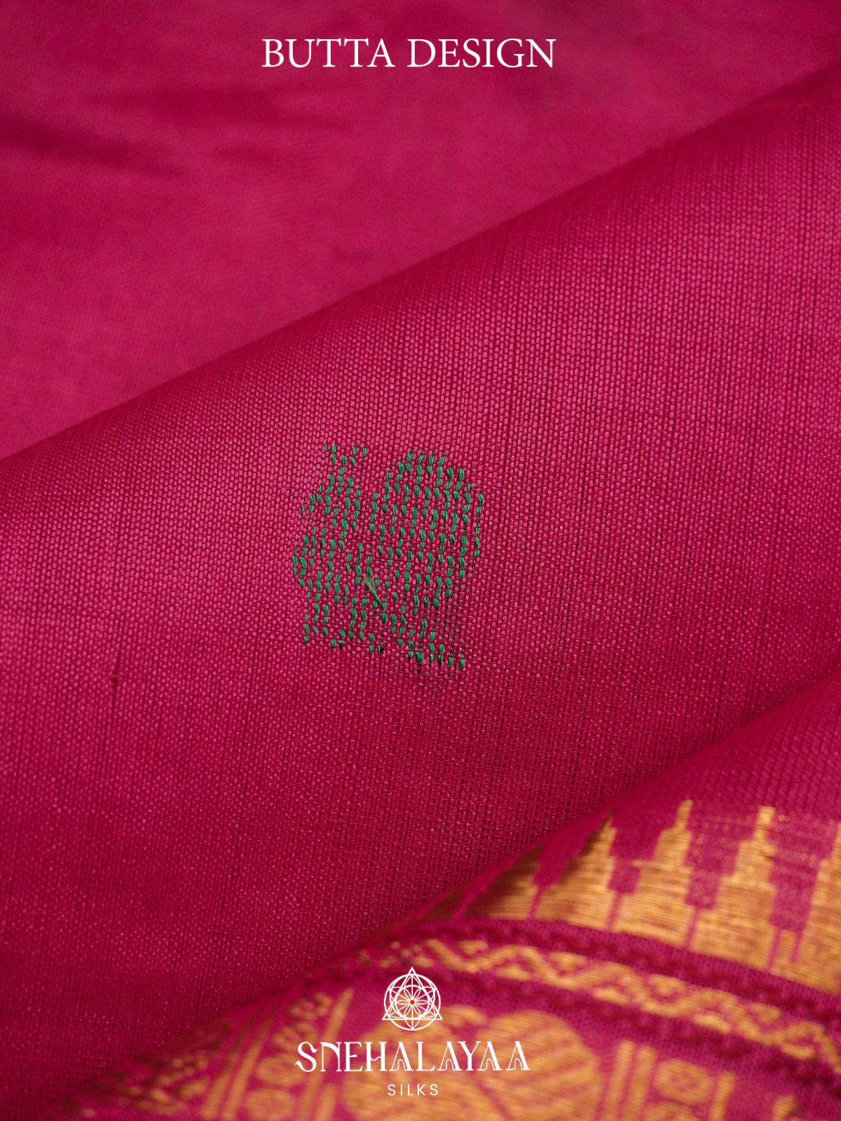 Magenta Kanchi Silk Cotton Saree