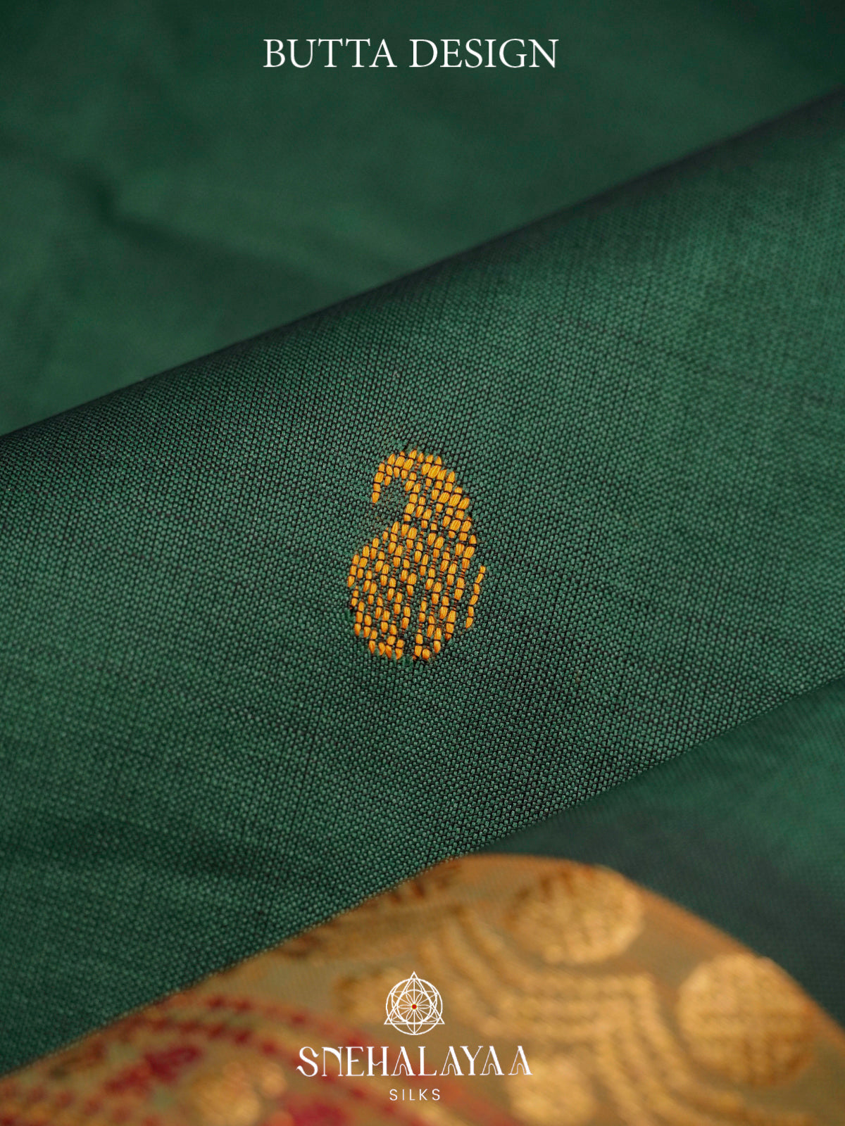 Green Kanchi Silk Cotton Saree